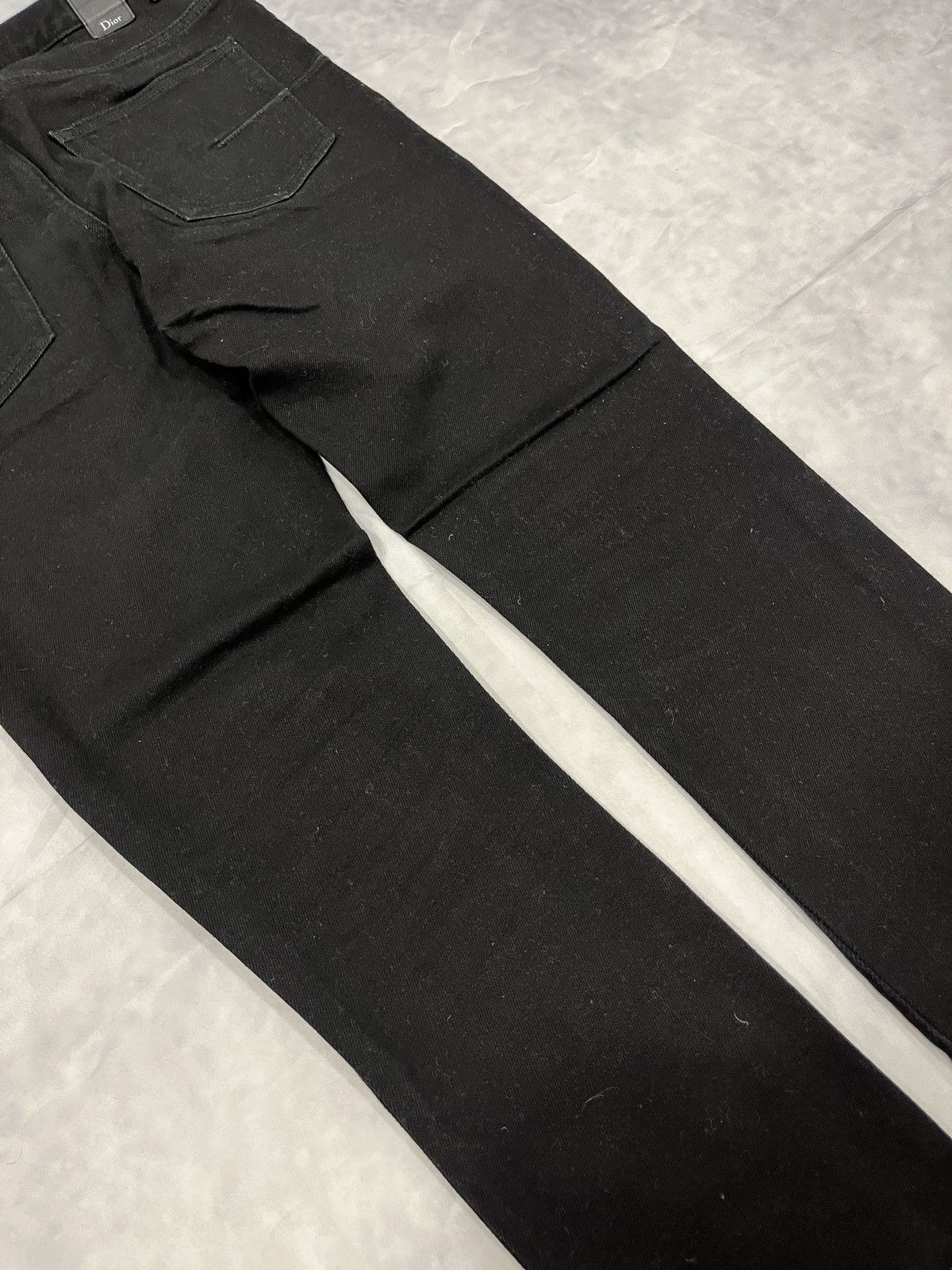 Dior SS18 Dior Homme Kris Van Assche Black 'SLIM 17.5' Denim Size US 30 / EU 46 - 15 Thumbnail
