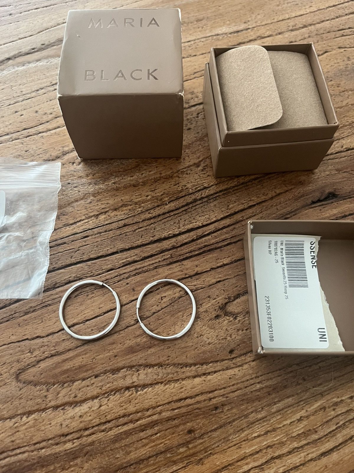 Other Maria Black Hoop Earrings Size ONE SIZE - 2 Thumbnail