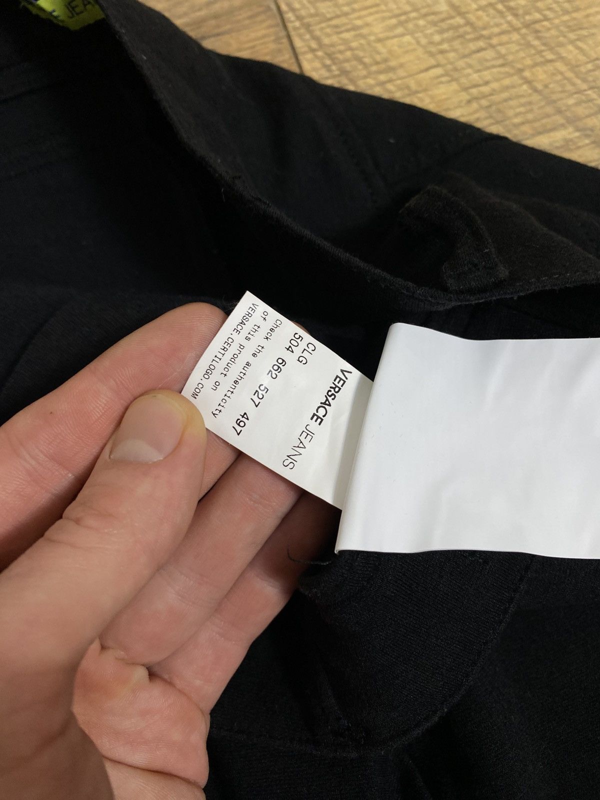 Versace Jeans Couture Versace Jeans Black Zip-Front Buckle Trousers IT48 Size 34" / US 12 / IT 48 - 10 Thumbnail