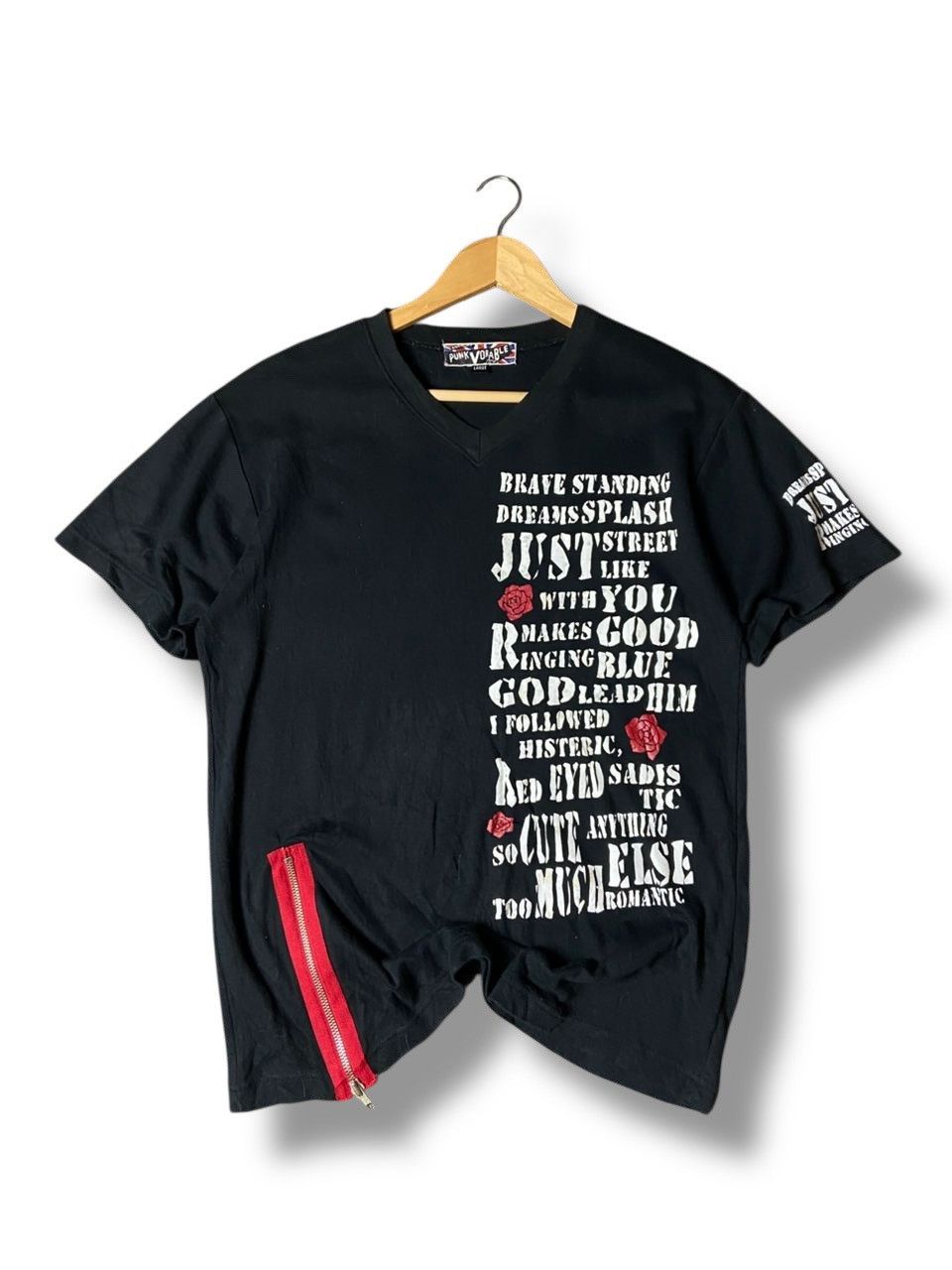 Seditionaries Punk Vorable Poems Printed Tees (143) Size US L / EU 52-54 / 3 - 1 Thumbnail