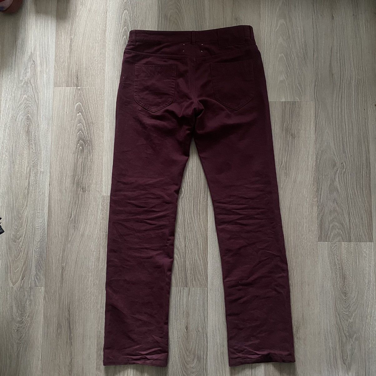 Maison Margiela Maison Margiela AW07 Burgundy Chinos Size US 30 / EU 46 - 2 Thumbnail