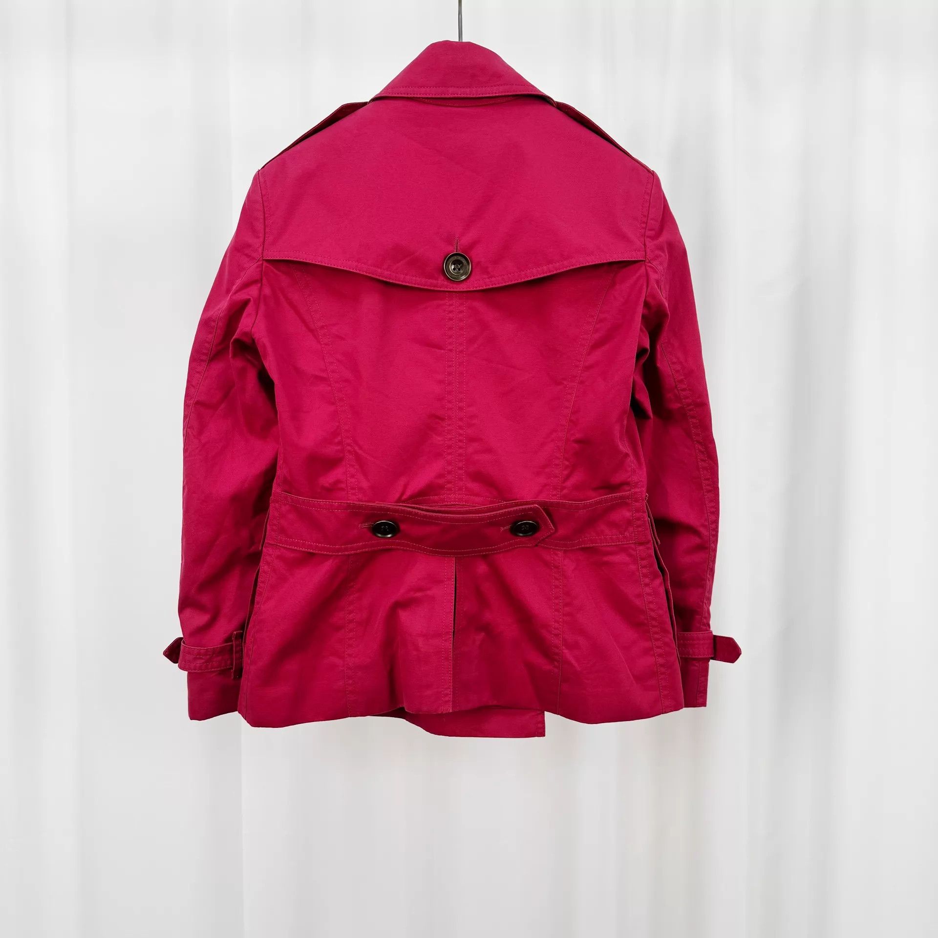 Burberry Burberry Double-Breasted Short Trench UK4 98 New Size XS / US 0-2 / IT 36-38 - 2 Thumbnail