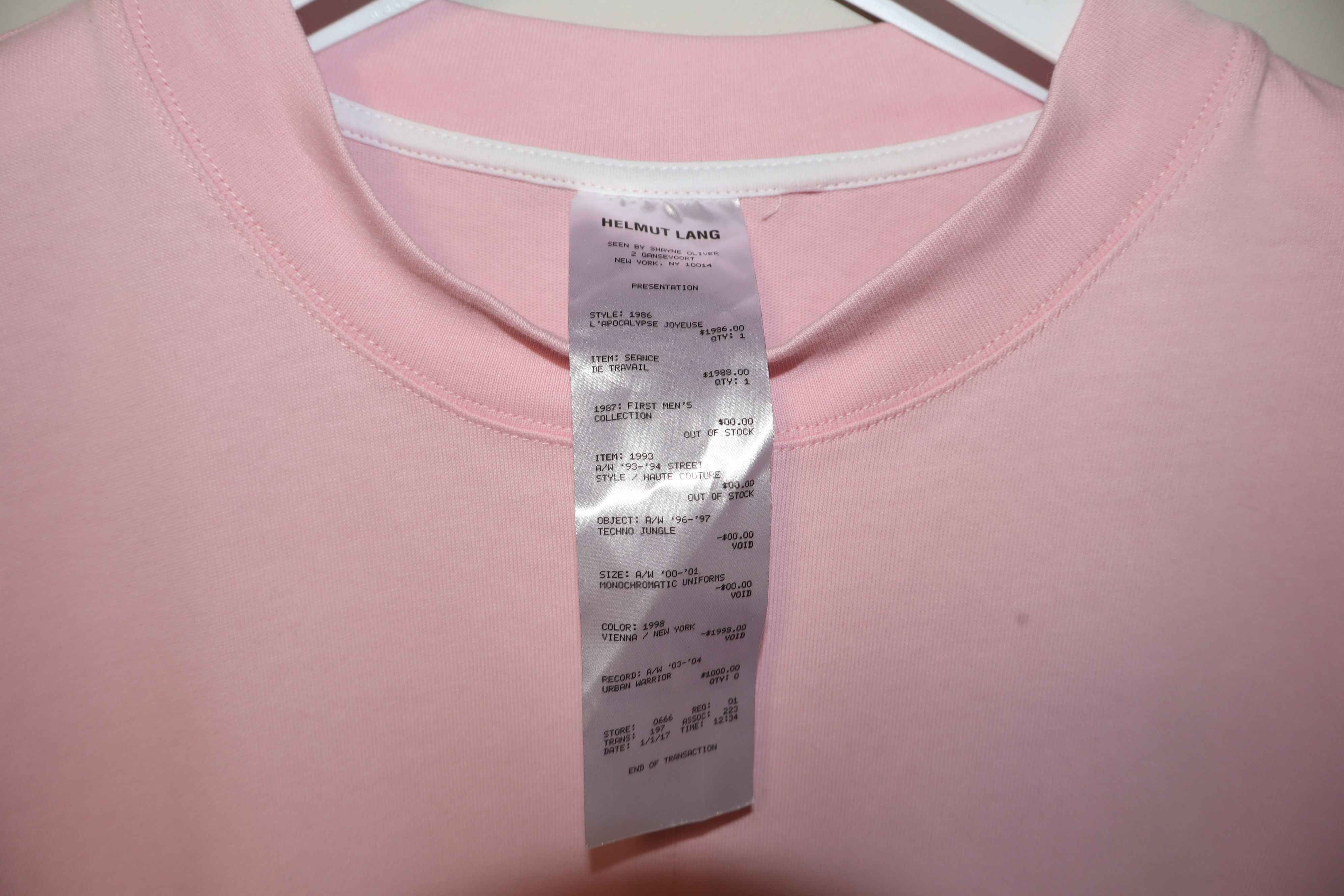 Helmut Lang Shayne Oliver collab. t-shirt Size US M / EU 48-50 / 2 - 5 Thumbnail