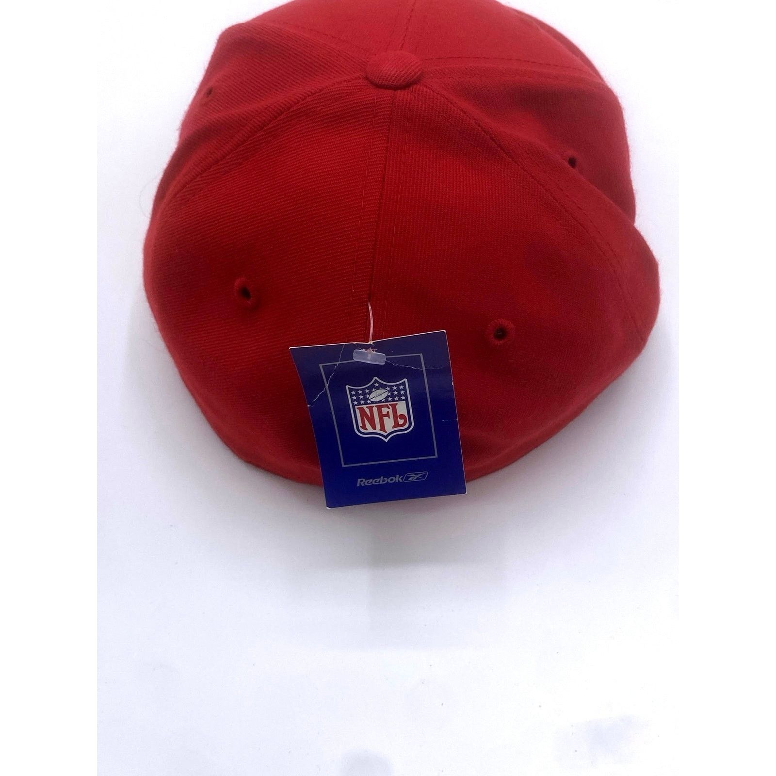 Reebok Vtg Reebok x NFL KC Chiefs Fitted Hat 7 5/8 NWT Y2K Deadstoc Size ONE SIZE - 5 Thumbnail