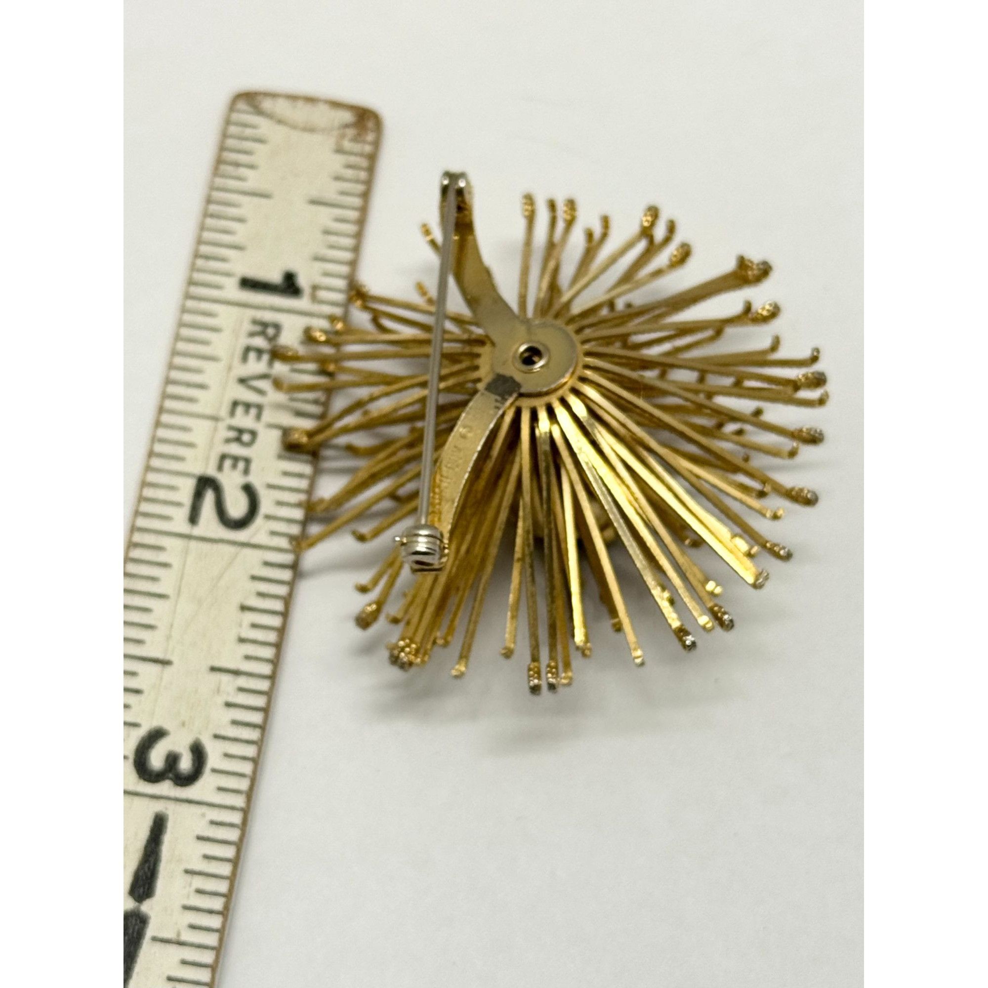 Vintage Vintage Sarah conventry brown rhinestone brooch pin Size ONE SIZE - 5 Thumbnail