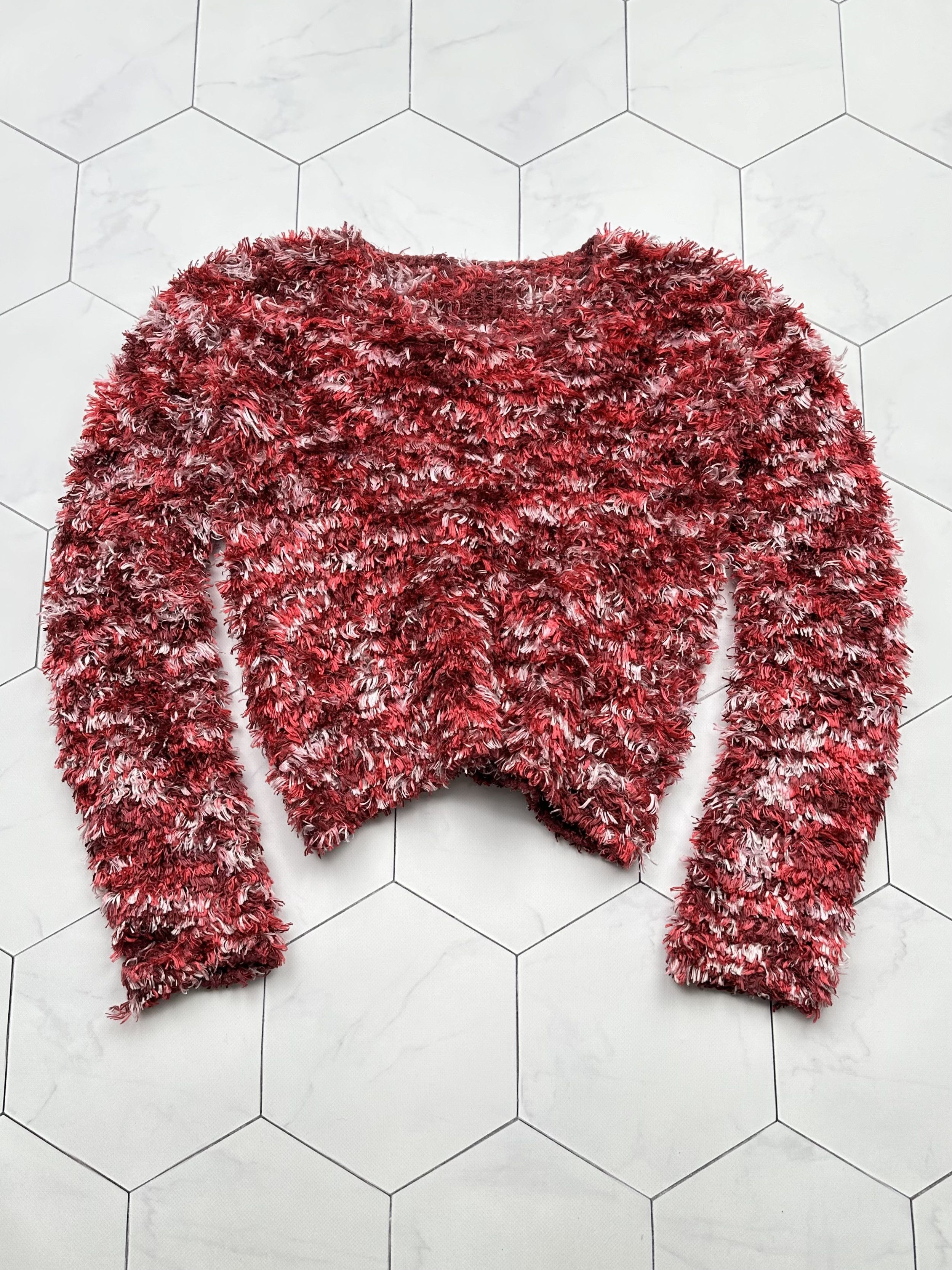 Vintage Vintage Mohair Cropped Sweater (B415)E2 Size M / US 6-8 / IT 42-44 - 1 Thumbnail