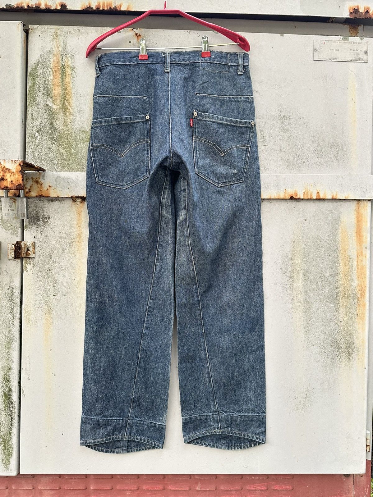 Levi's Vintage Clothing 👹Vintage Levis Engineered Jeans Loose Fit Jeans Size US 28 / EU 44 - 3 Thumbnail