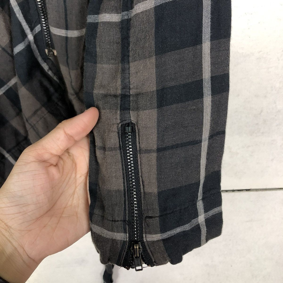 Diesel 📌CROPPED BIKER JACKET DIESEL TARTAN DESIGN BONDAGE STYLE Size US XS / EU 42 / 0 - 15 Thumbnail
