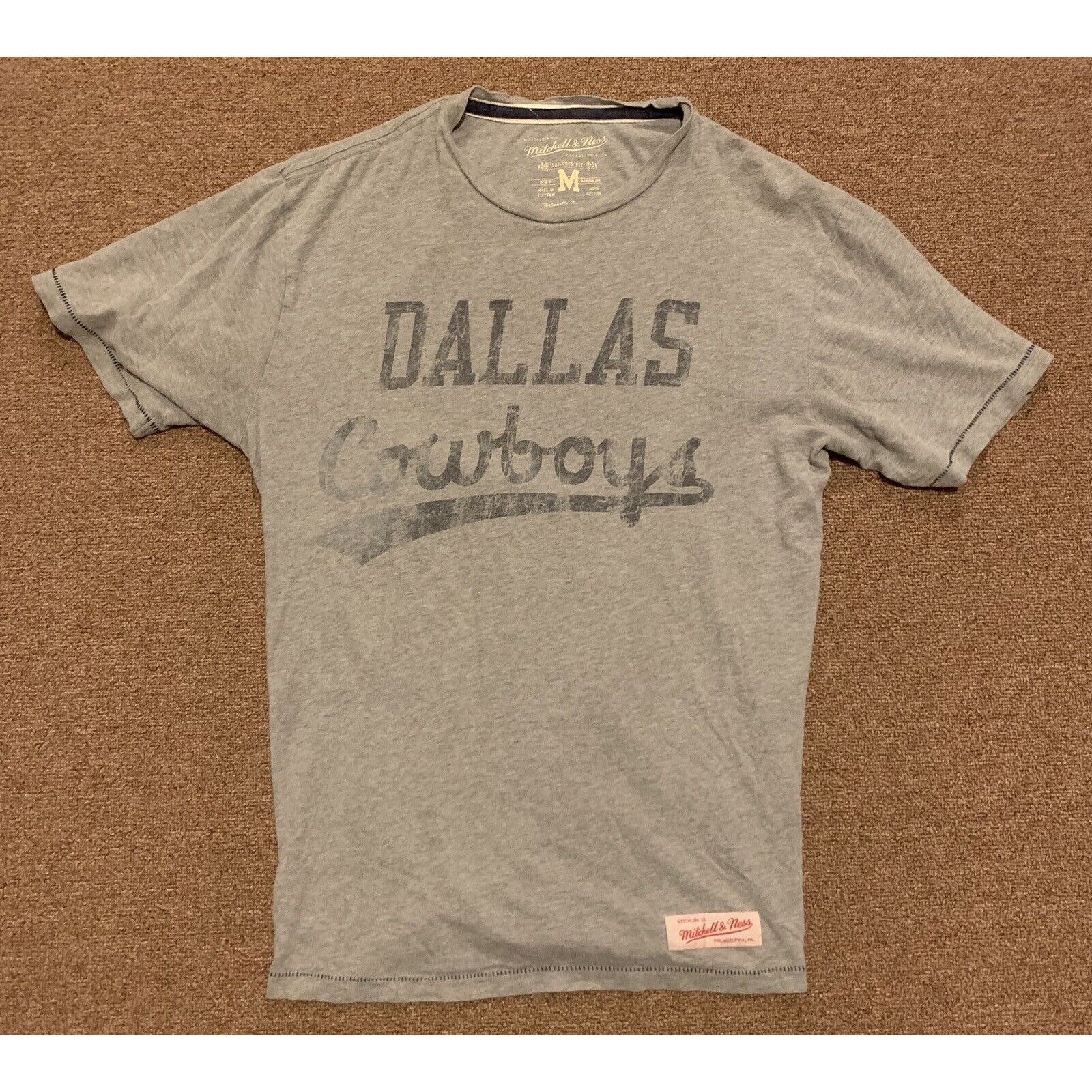 Mitchell & Ness MITCHELL AND NESS NFL DALLAS COWBOYS FADED TSHIRT MEN MEDIUM Size US M / EU 48-50 / 2 - 1 Thumbnail