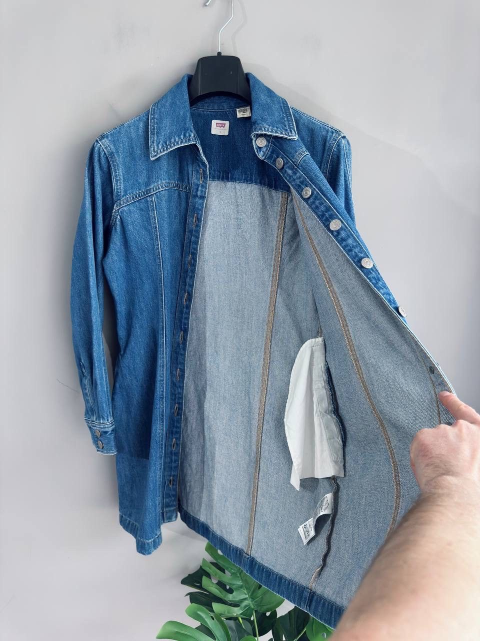 Levi's Levi's Women's Shay Blue Denim Dress, Size S Size S / US 4 / IT 40 - 20 Thumbnail