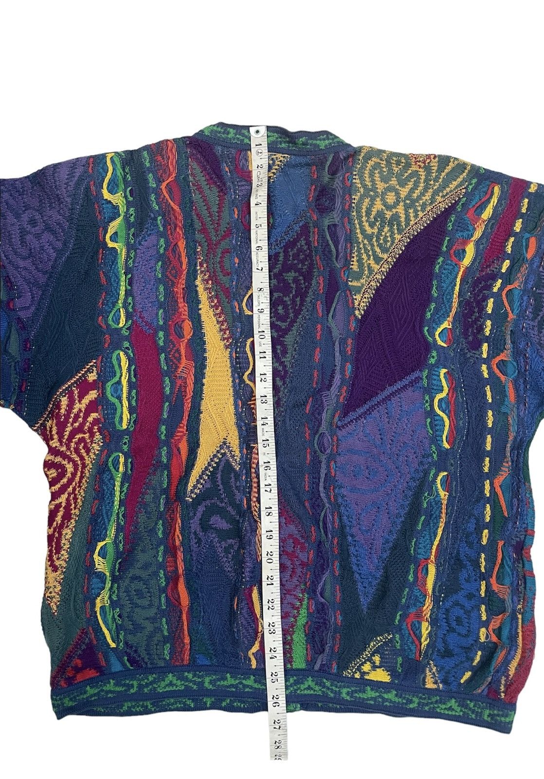 Coogi RARE Vintage 90s Coogi spongebob Multicolour cardigan Size US M / EU 48-50 / 2 - 11 Thumbnail