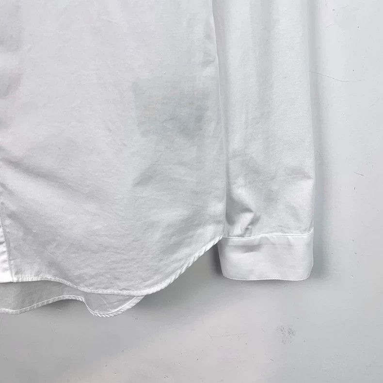 Dior Dior Size 38 White graffiti design cotton lapel long-sleeve Size US XXS / EU 40 - 4 Thumbnail