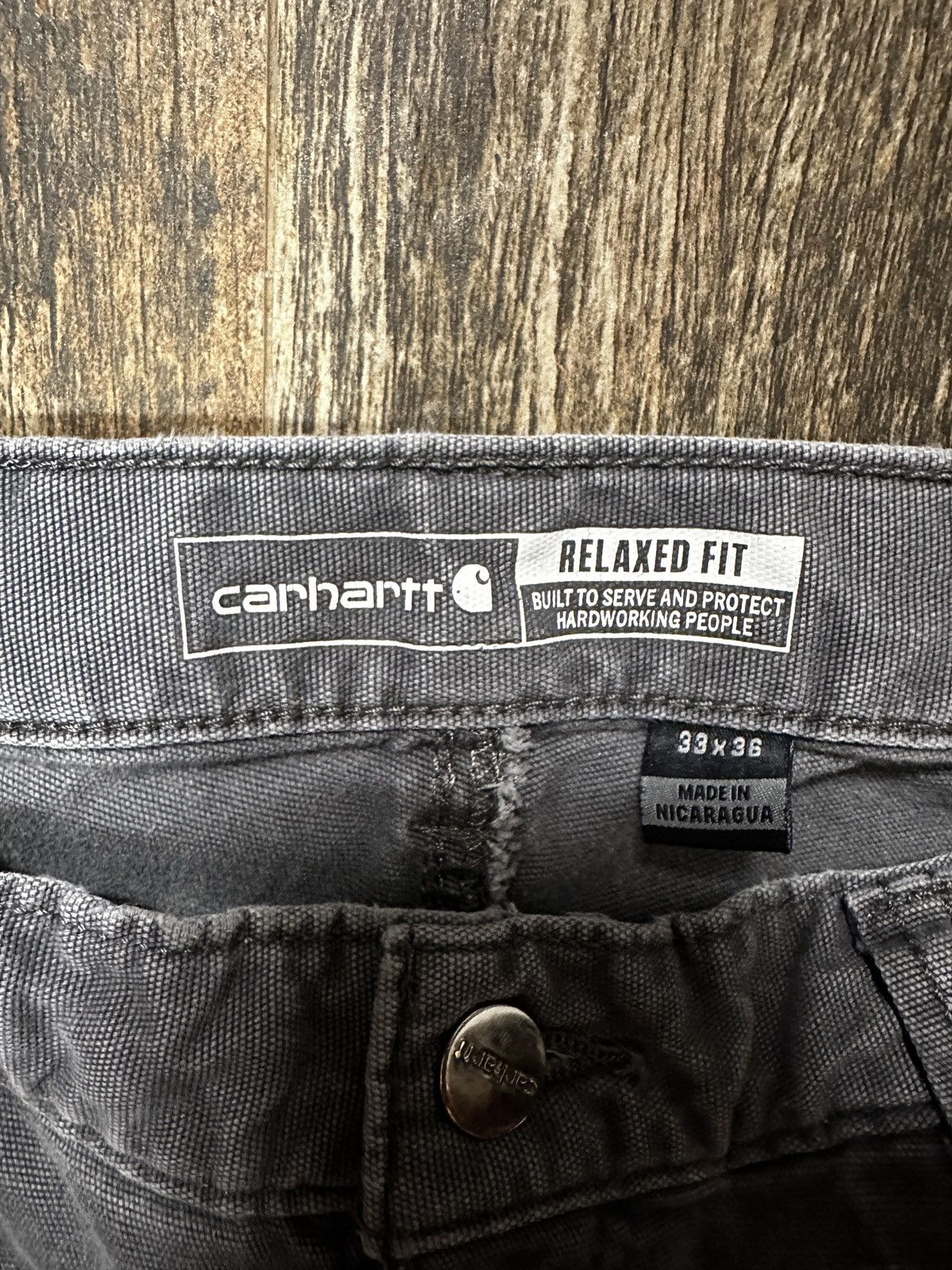 Carhartt VTG Carharrt Pants 33x36 Size US 33 - 3 Thumbnail