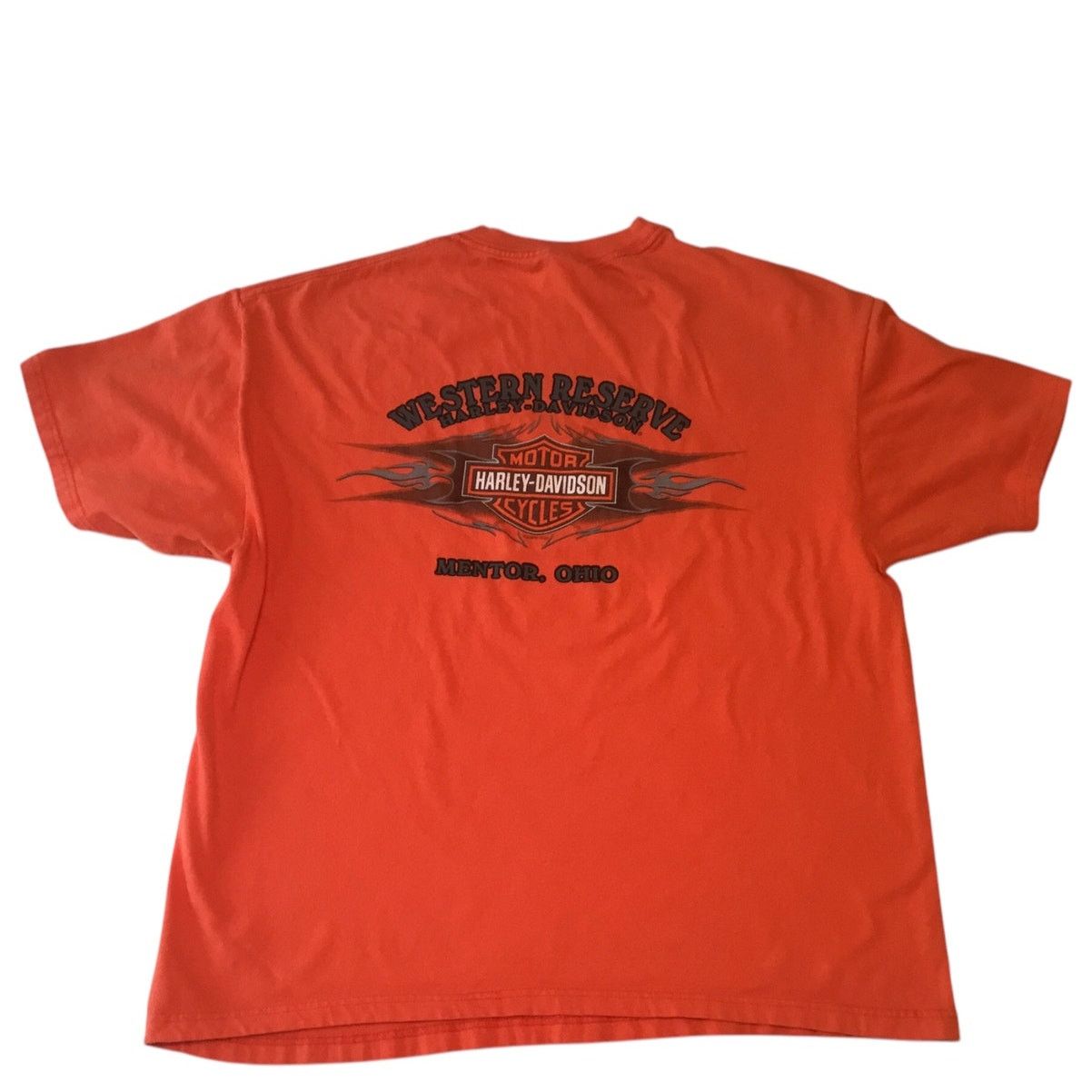 Harley Davidson Harley Davidson XL Orange Western Reserve Ohio X-Large Size US XL / EU 56 / 4 - 3 Thumbnail