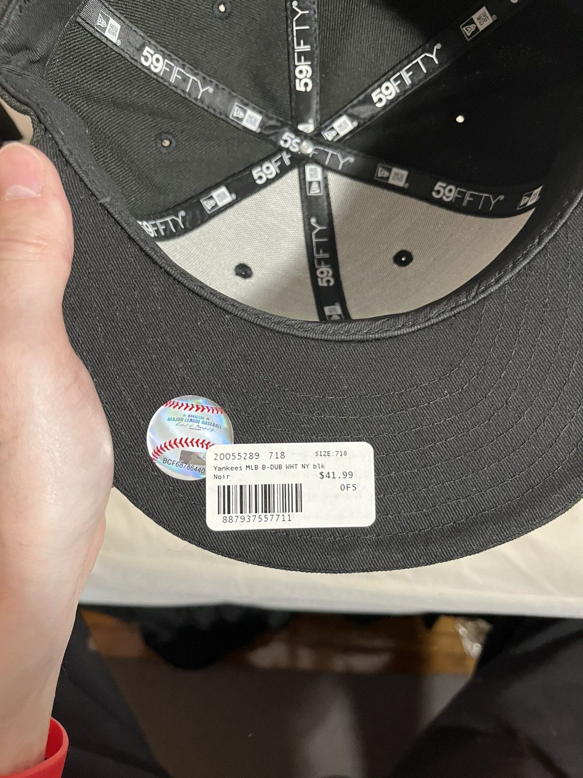 New York Yankees Ny yankees fitted hat 59fifty size 7 1/8 Size ONE SIZE - 5 Thumbnail