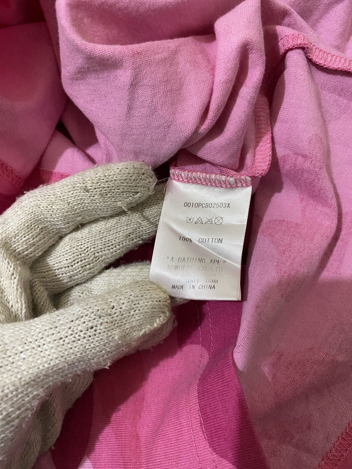 Bape Bape College Tee Pink - Raglan Size S / US 4 / IT 40 - 9 Thumbnail