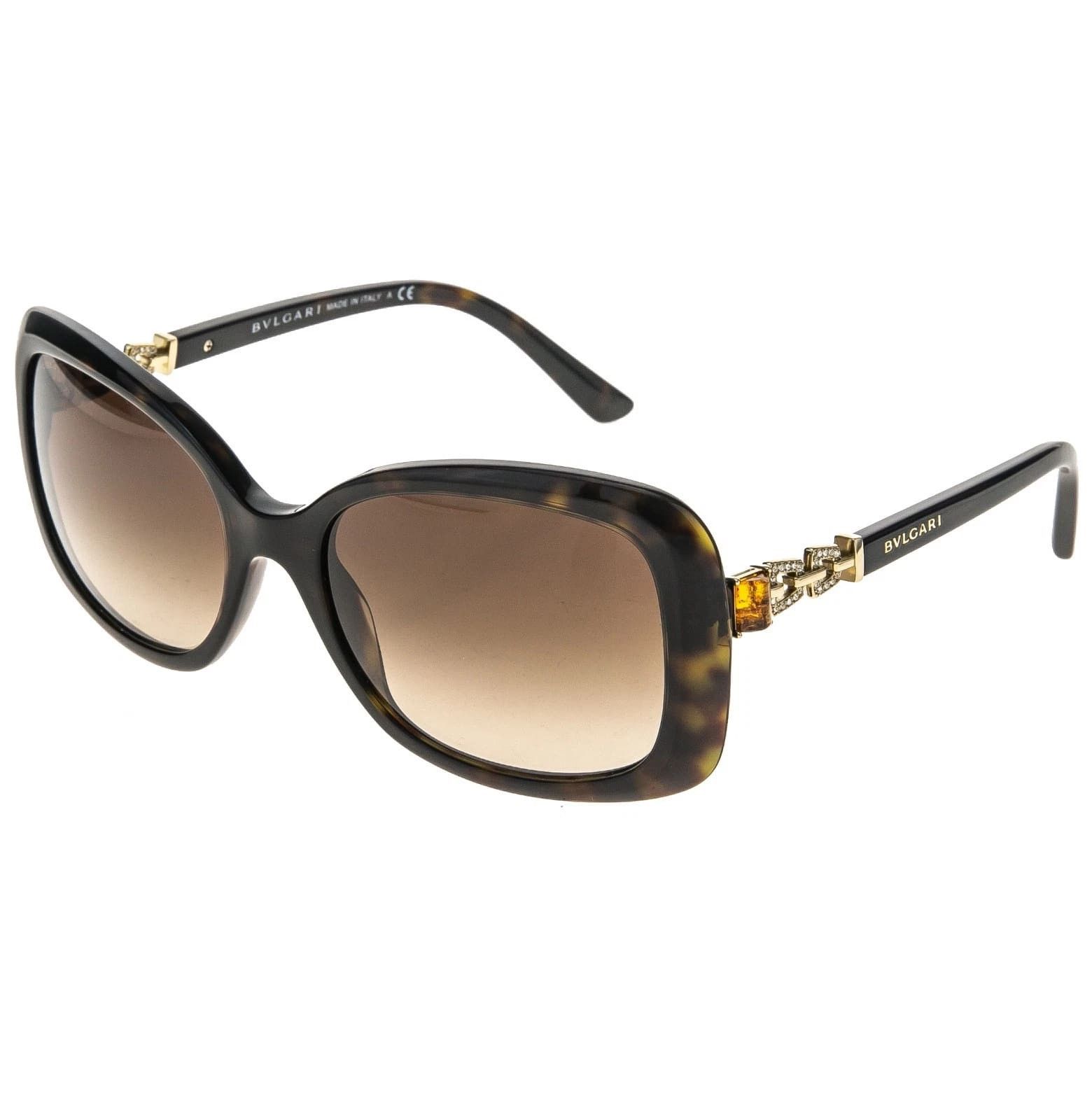 Bvlgari BVLGARI BV8144B 8144 CATENE Brown Gold Chain Sunglasses Size ONE SIZE - 9 Thumbnail