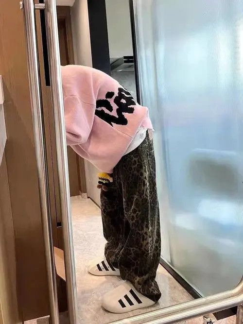 VIBE Leopard Print Baggy Pants Size US 32 / EU 48 - 5 Thumbnail