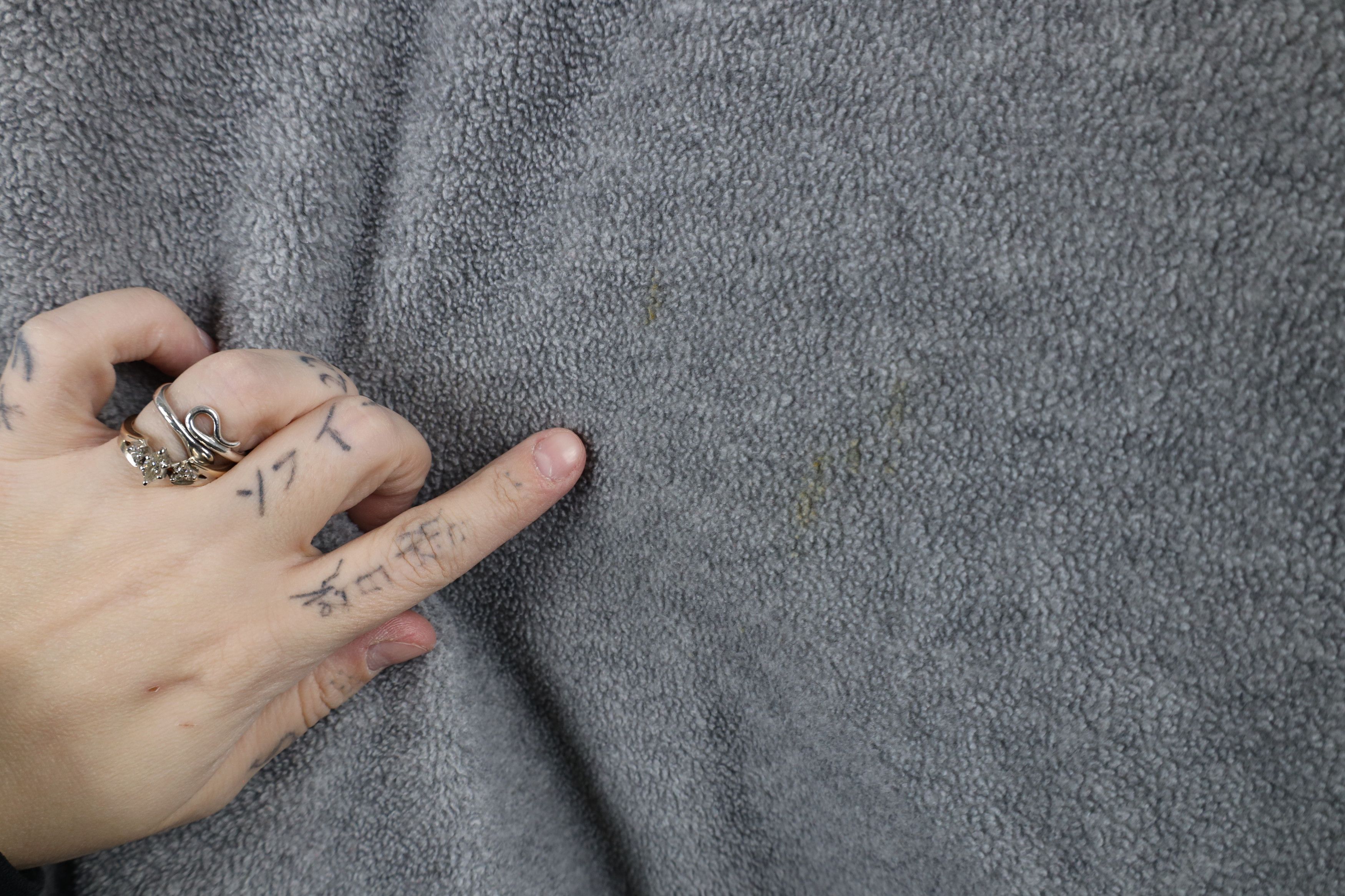 Vintage Vintage 90s Striped State University Fleece Sweater Gray Size US XXL / EU 58 / 5 - 6 Thumbnail