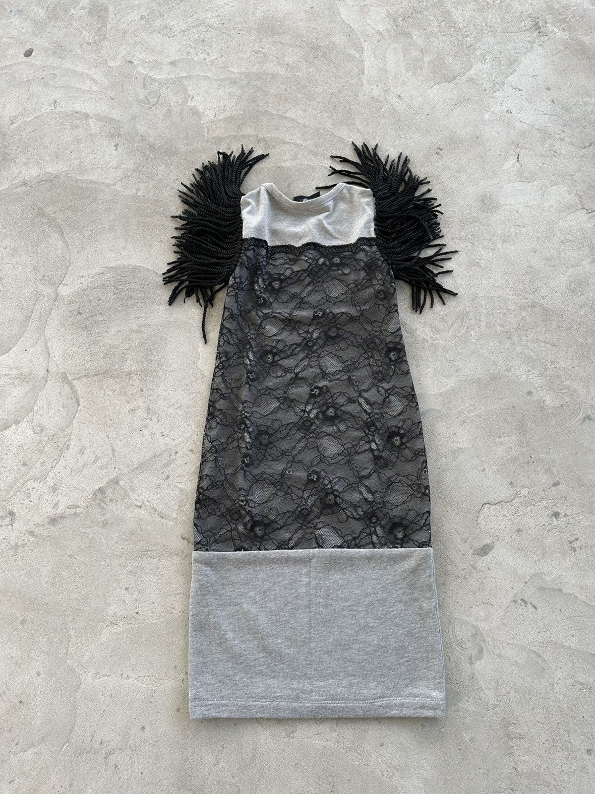 Dolce & Gabbana Dolce Gabbana Sleeveless Lace Panel Dress With Fringe Detail Size M / US 6-8 / IT 42-44 - 7 Thumbnail