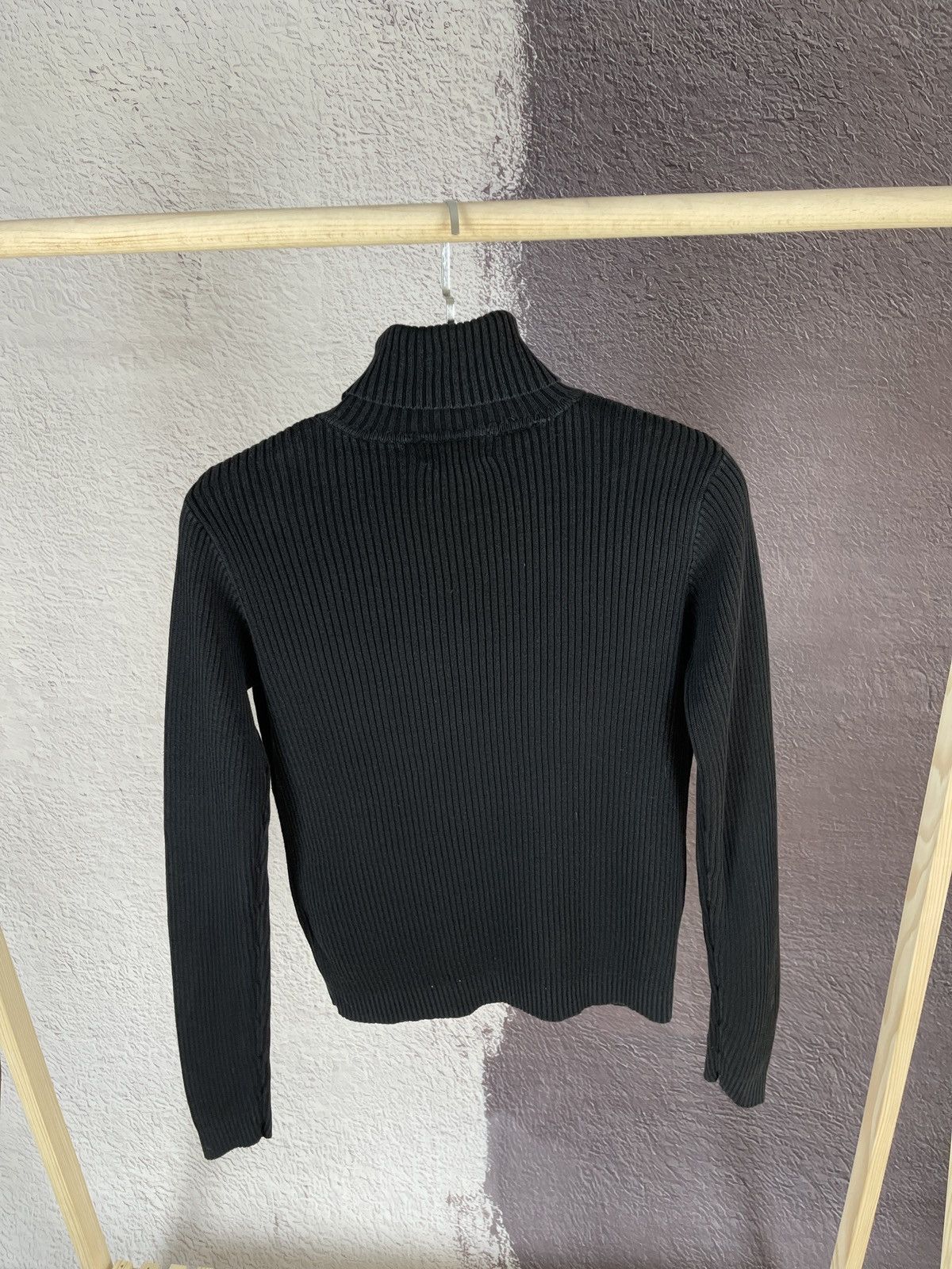 Polo Ralph Lauren Polo Jeans company Ralph Lauren black turtleneck logo knit Size M / US 6-8 / IT 42-44 - 9 Thumbnail