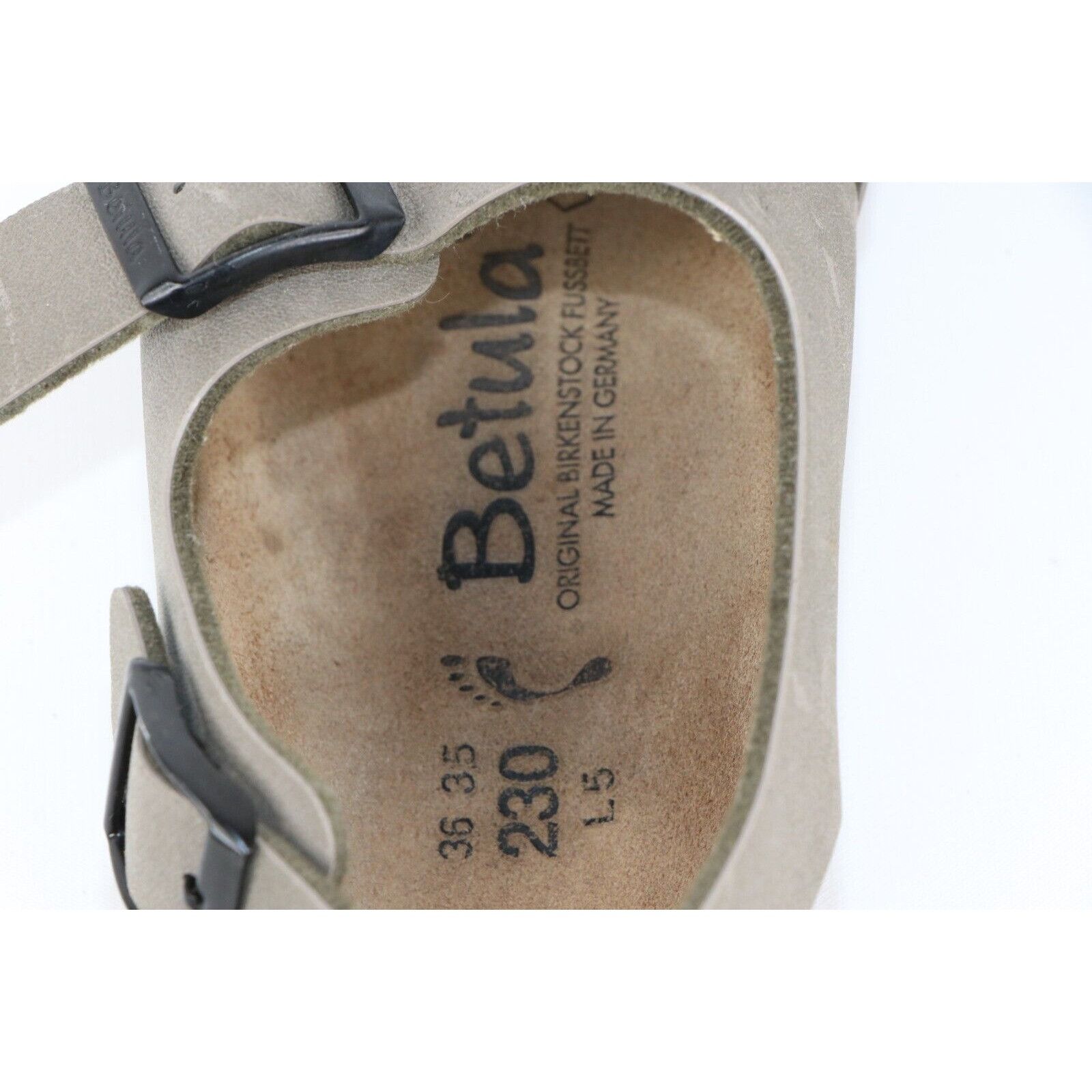 Birkenstock × Vintage Vintage Betula Birkenstock Distressed Leather Heel Sandals Size US 5 / IT 35 - 8 Thumbnail