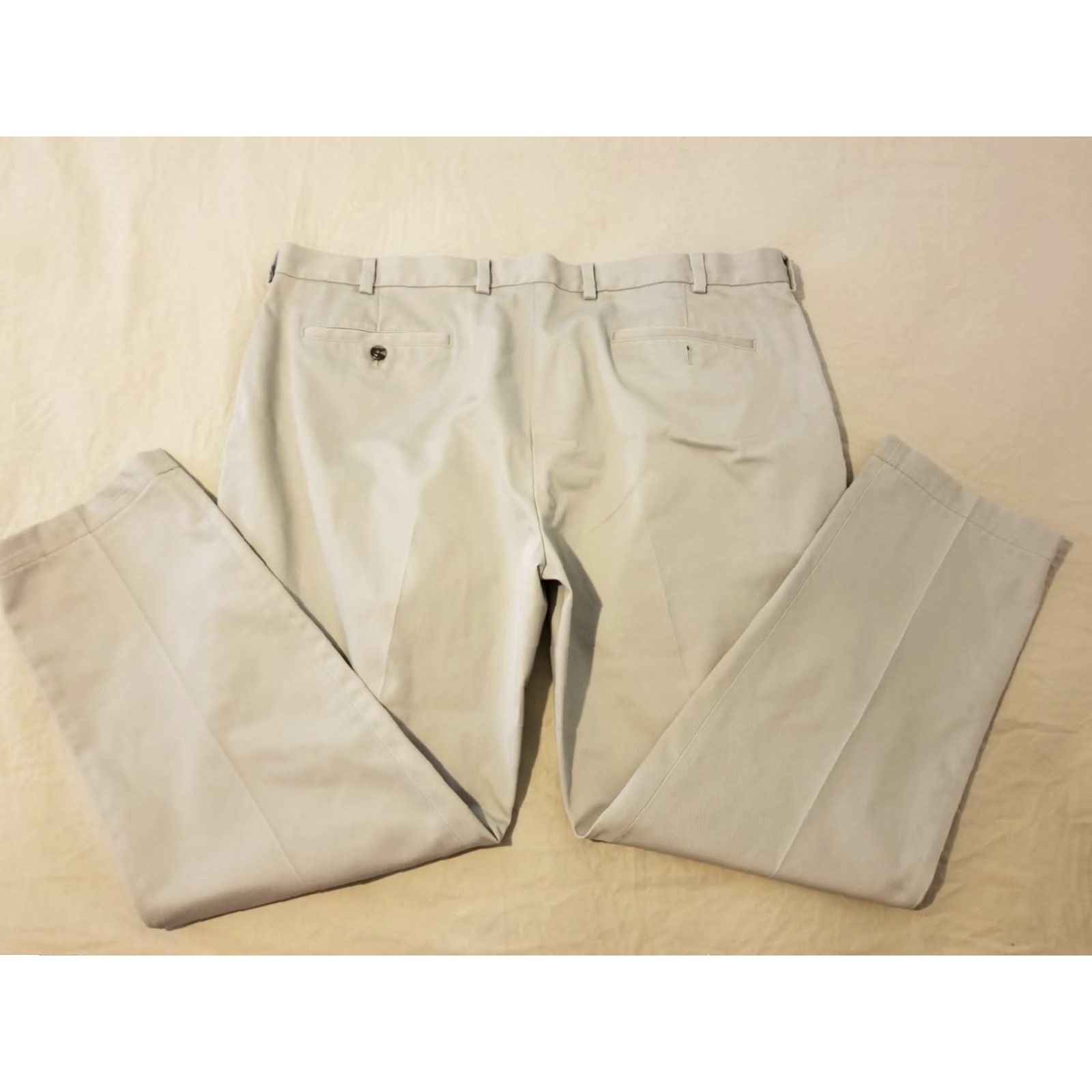 Brooks Brothers Mens Brooks Brothers Chino Pants 42x30 Beige Khaki 42 Regular Beige Chino Trousers Pants Mens Size US 42 / EU 58 - 2 Thumbnail