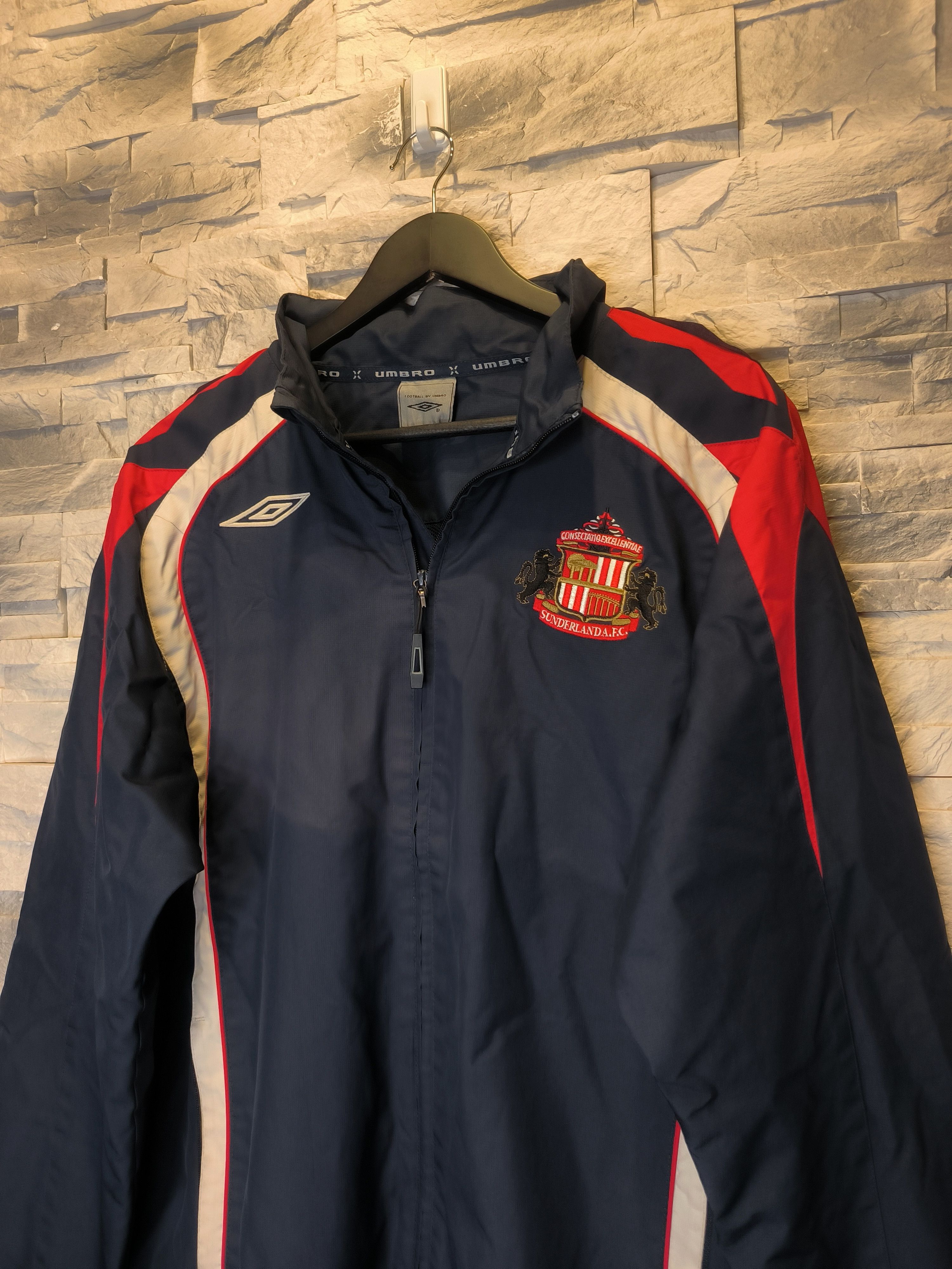 Umbro Vintage Umbro Sunderland Jacket Training Football FC Size US XL / EU 56 / 4 - 2 Thumbnail