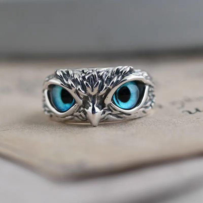 Jewelry Men's Vintage Open Owl Ring Size ONE SIZE - 2 Thumbnail