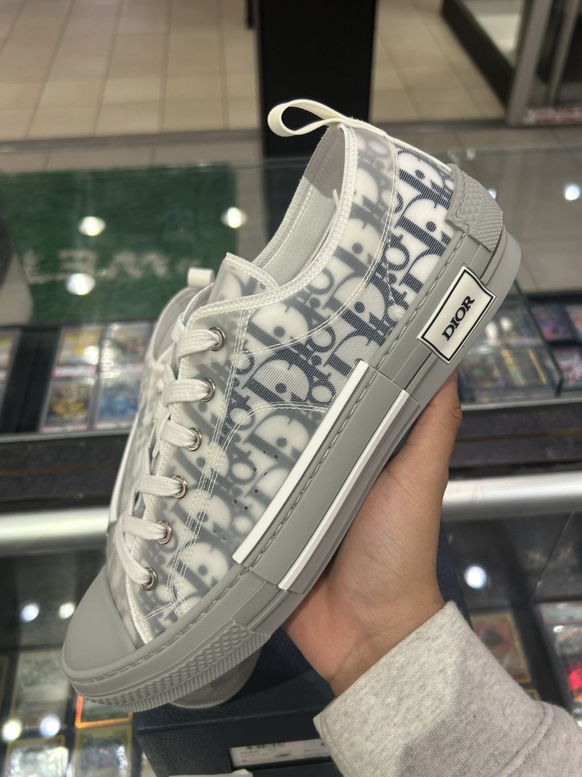 Dior Dior B23 low dior oblique white grey Size US 10 / EU 43 - 2 Thumbnail
