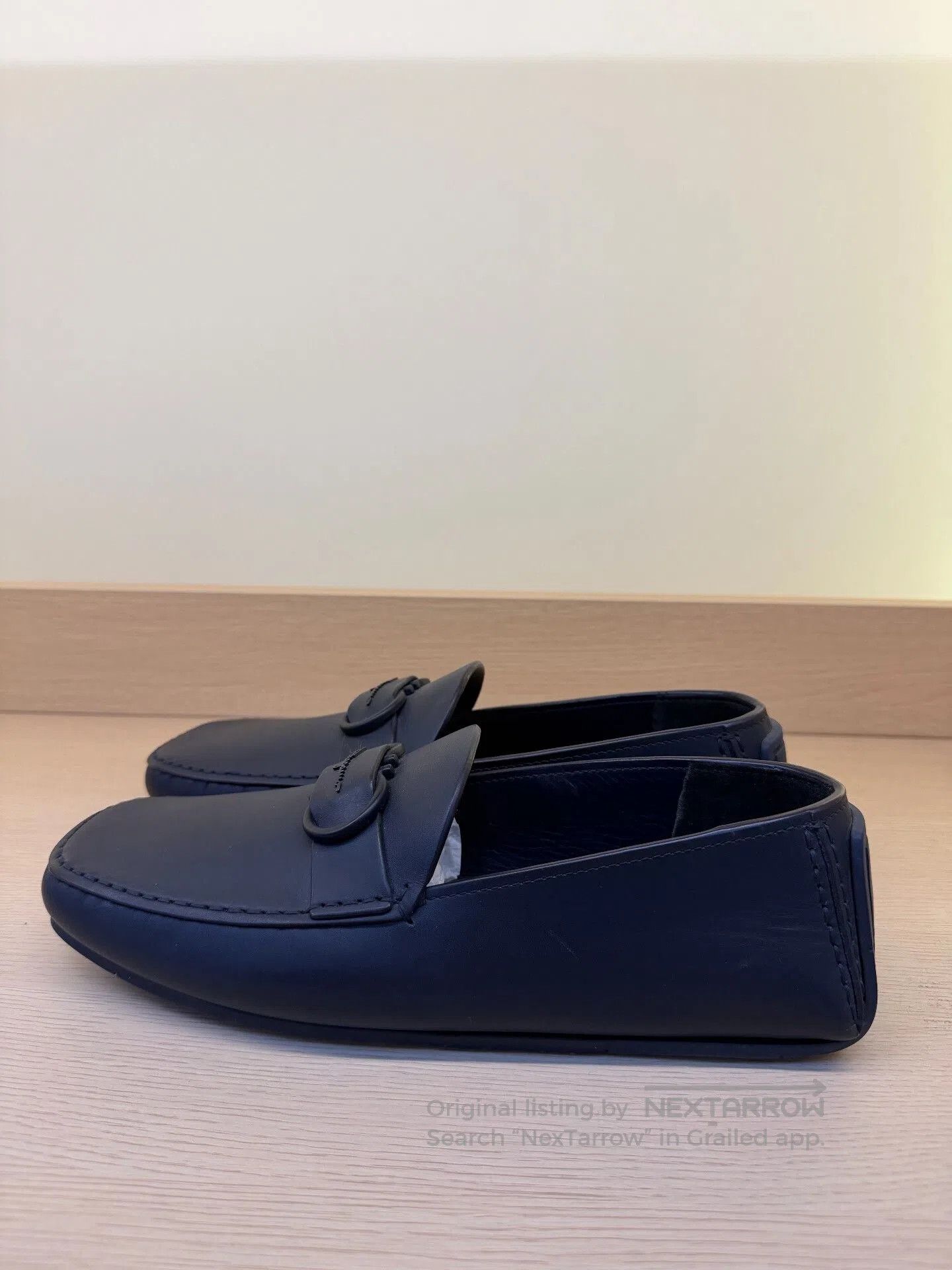 Salvatore Ferragamo Ferragamo Men's Leather Loafers. Size US 8 / EU 41 - 2 Thumbnail