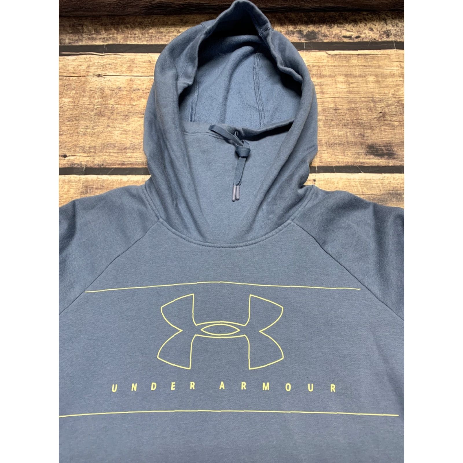 Under Armour Under Armour Sweatshirt Shirt Women Petite Small Blue Hooded Pullover Classic Activewear PS Women Womens Size S / US 4 / IT 40 - 2 Thumbnail