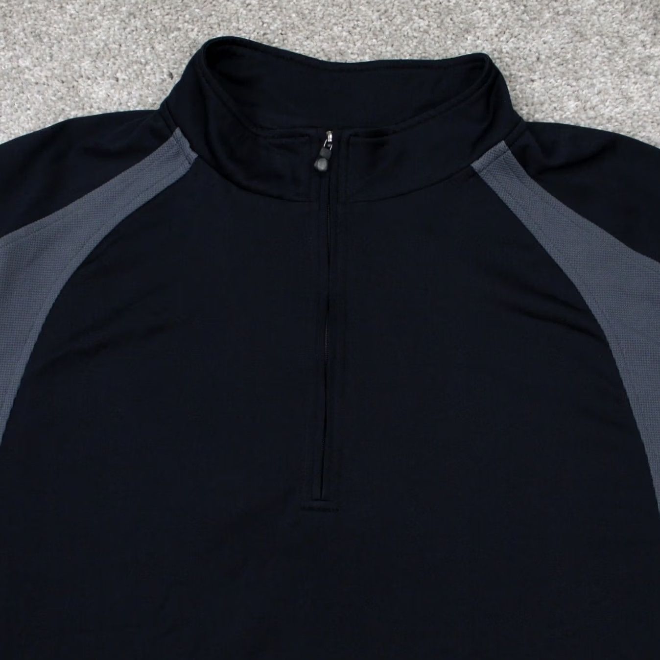 Vintage Greg Norman Sweatshirt Men Large Black PlayDry 1/4 Zip Long Sleeve Pullover Size US L / EU 52-54 / 3 - 5 Thumbnail