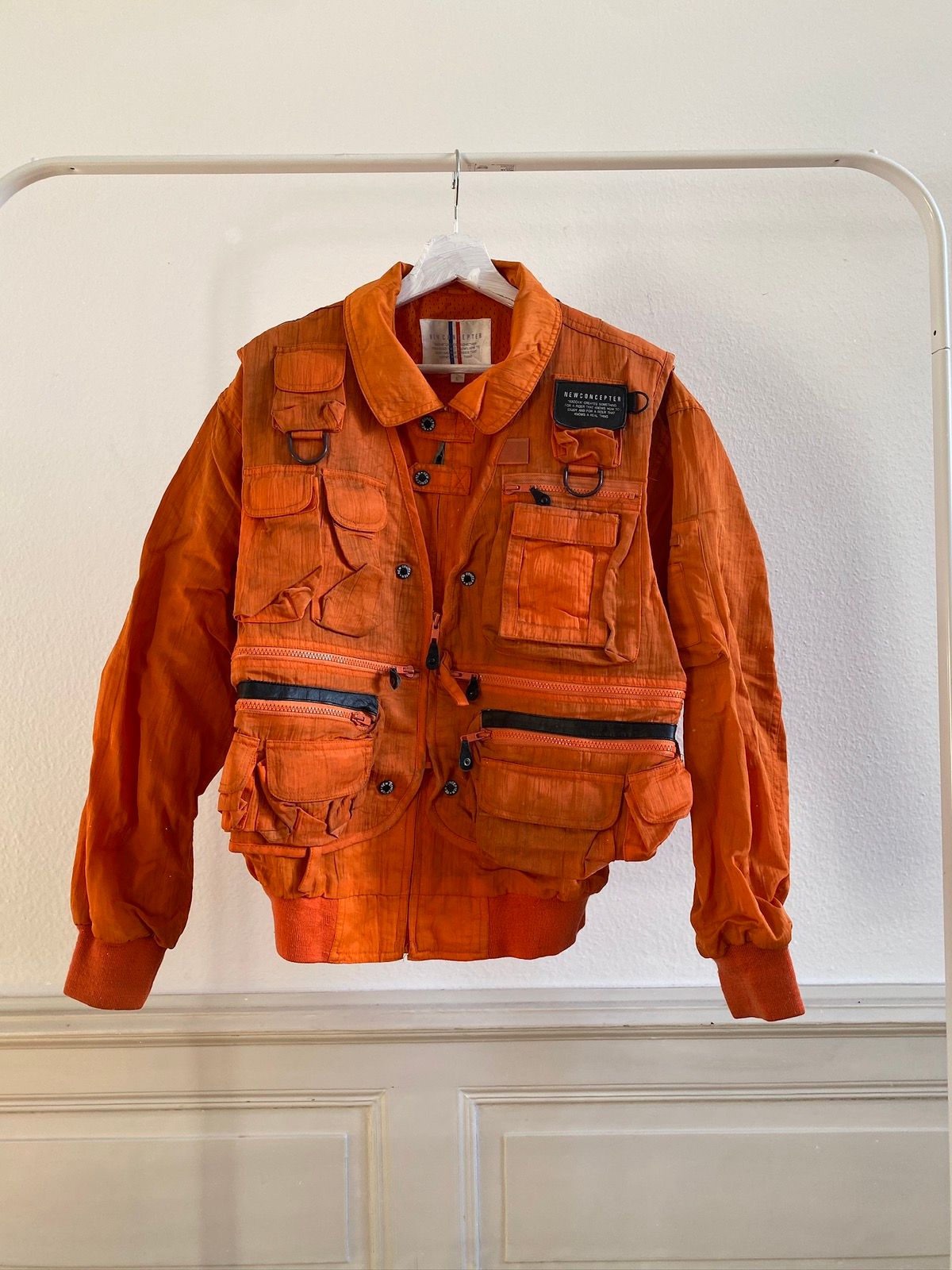 Pre-owned Kadoya X Vintage Archive Kadoya New Concepter Remove Jacket 01 In Orange