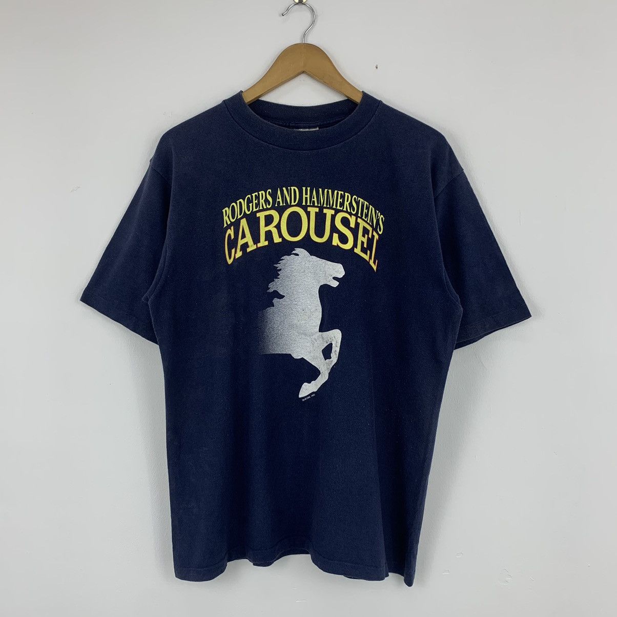 Band Tees × Vintage Vintage 90’s Rodgers and Hammerstein Carousel Musical T-Shirt Size US L / EU 52-54 / 3 - 1 Thumbnail