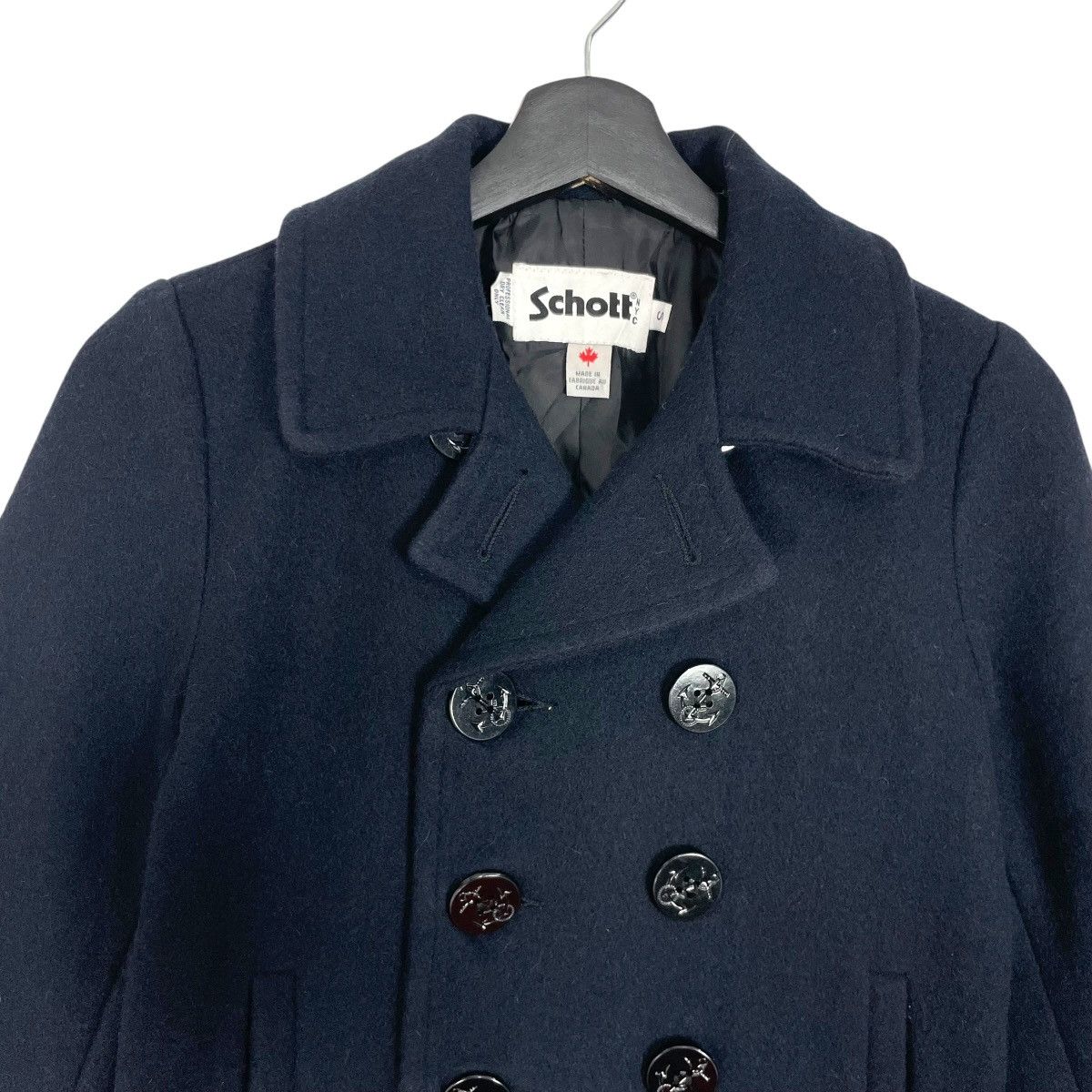 Schott Vintage Schott X Earth Music Ecology Peacoat Jacket Button Size US S / EU 44-46 / 1 - 7 Thumbnail