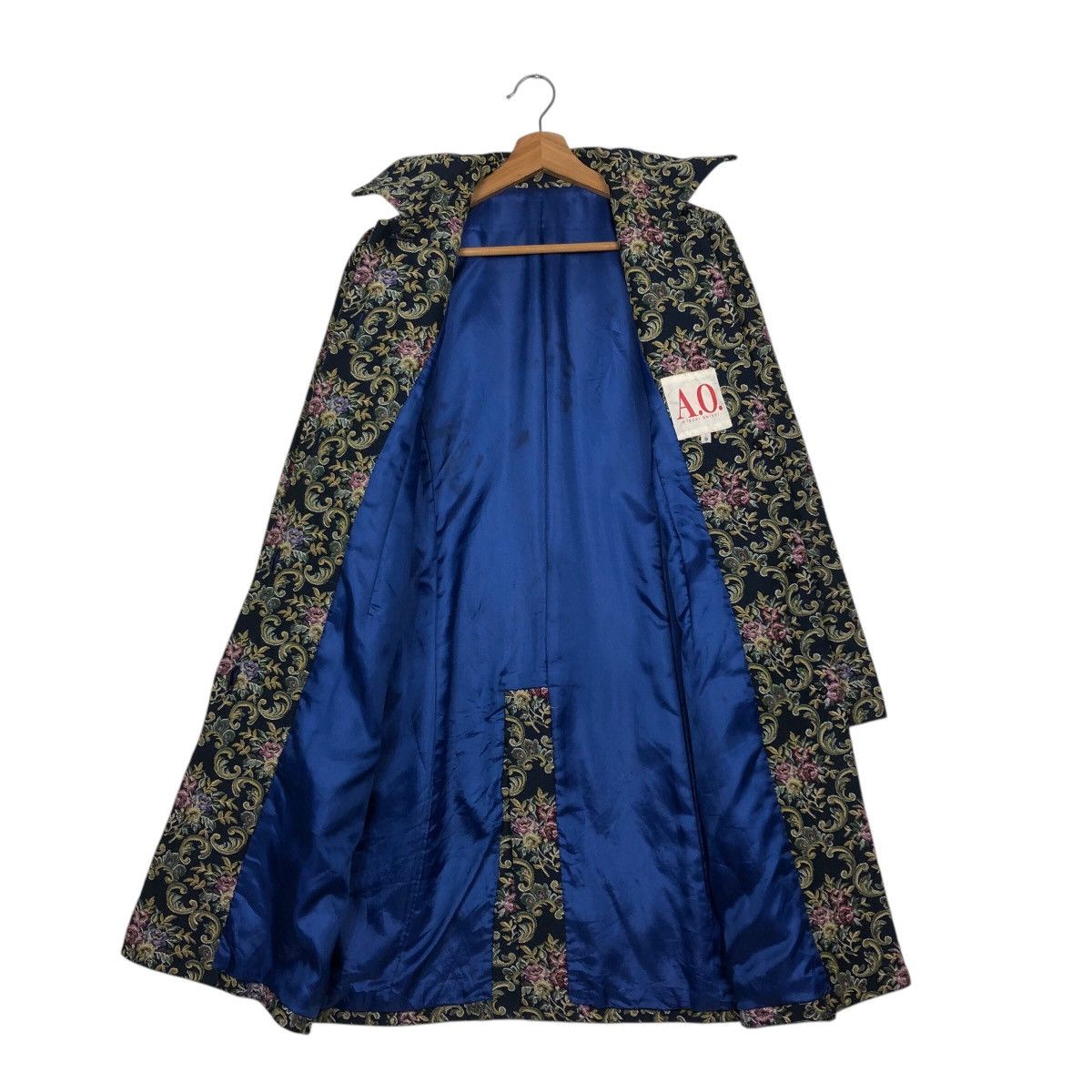 Designer × Japanese Brand × Vintage 📌Vtg Long Jacket Floral Quilted Atsuki Onishi Issey Miyake Size US M / EU 48-50 / 2 - 14 Thumbnail