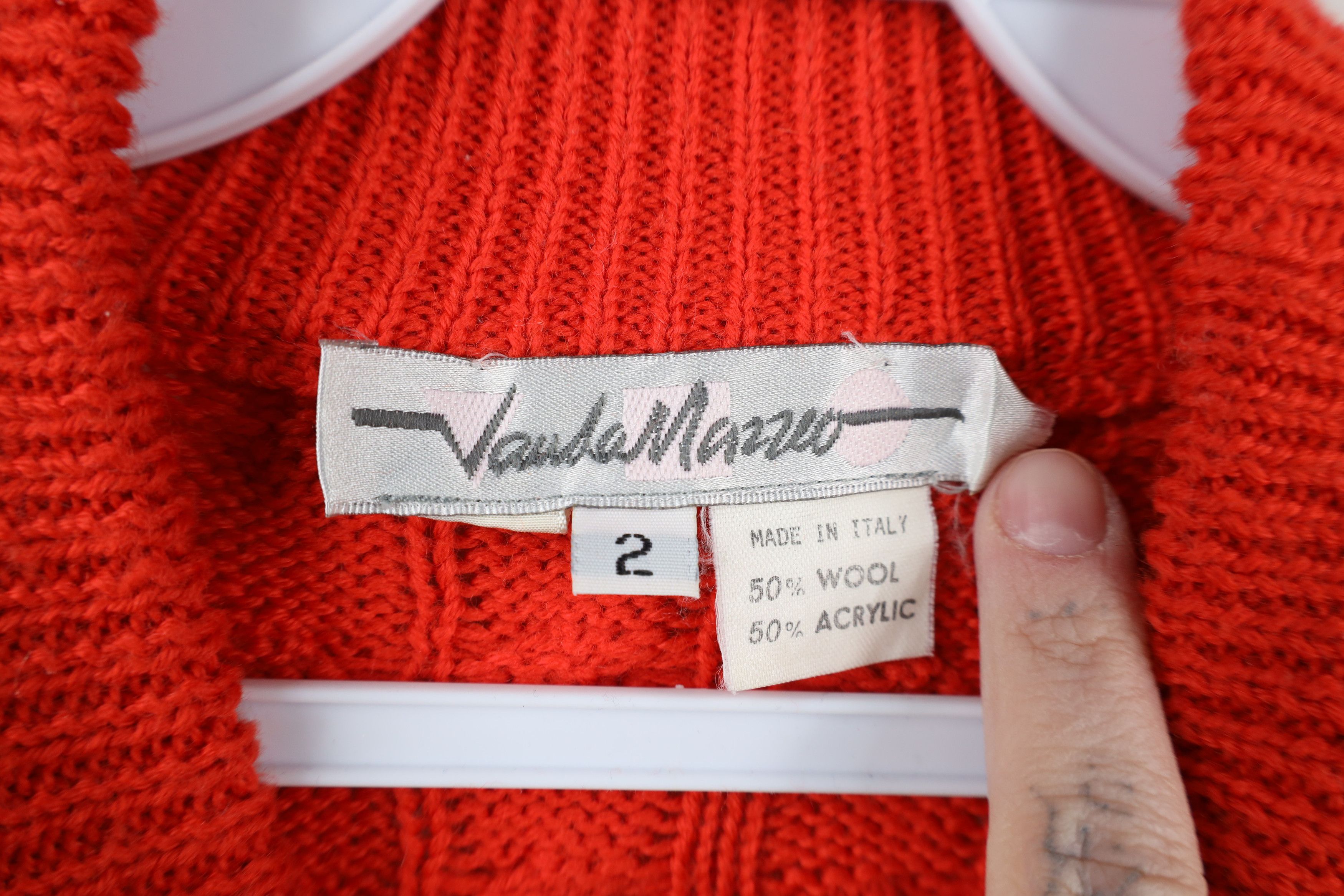 Vintage Vintage 90s Streetwear Chunky Cable Knit Mock Neck Sweater Size XXL / US 16-18 / IT 52-54 - 7 Thumbnail