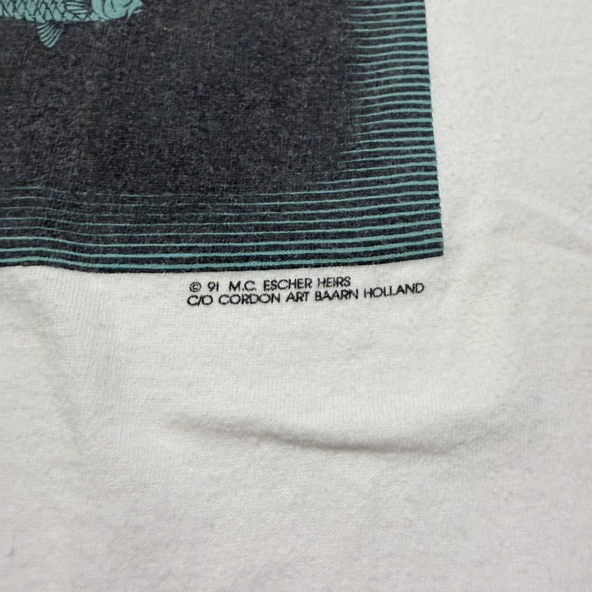 Vintage 1991 M.C. Escher Sky and Water Tee Size US L / EU 52-54 / 3 - 6 Thumbnail