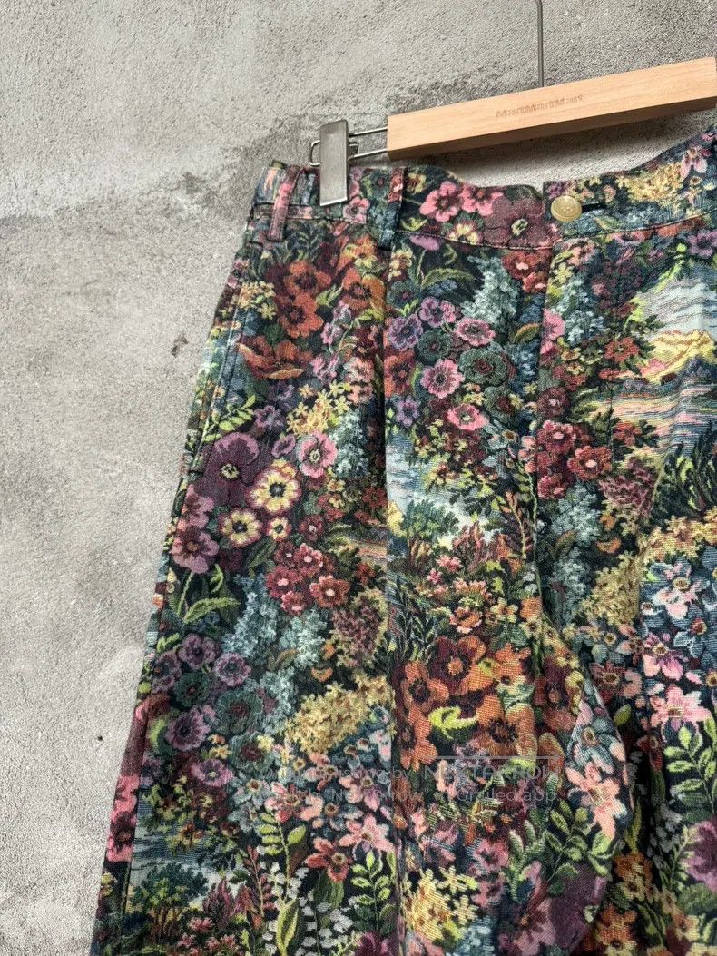 Yohji Yamamoto YOHJI YAMAMOTO size M Floral trousers Size US 27 - 3 Thumbnail
