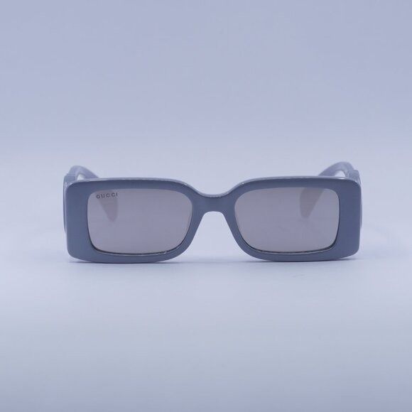 Gucci 🕶️ New Gucci GG1325S 011 Sunglasses - Silver Frame, Silver Size ONE SIZE - 2 Thumbnail