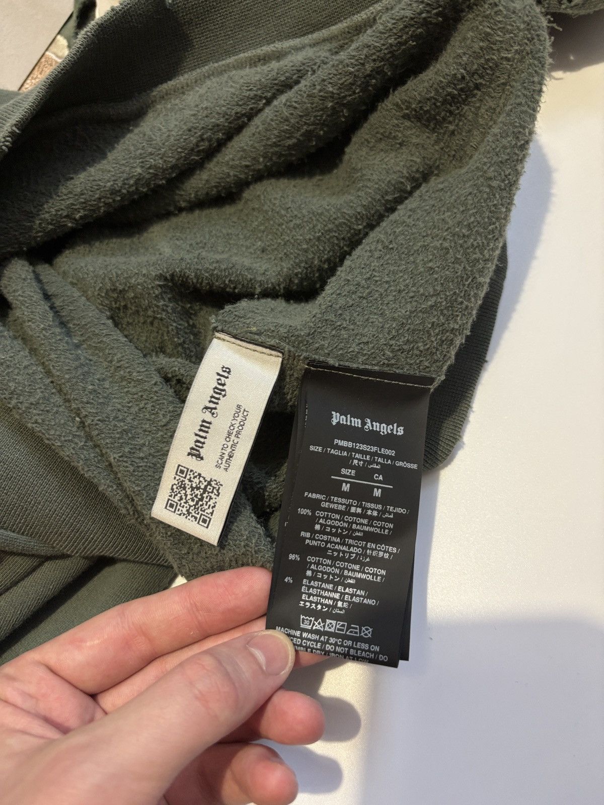 Palm Angels Palm Angels Trashed Distressed Bear Hoodie Size US M / EU 48-50 / 2 - 8 Thumbnail