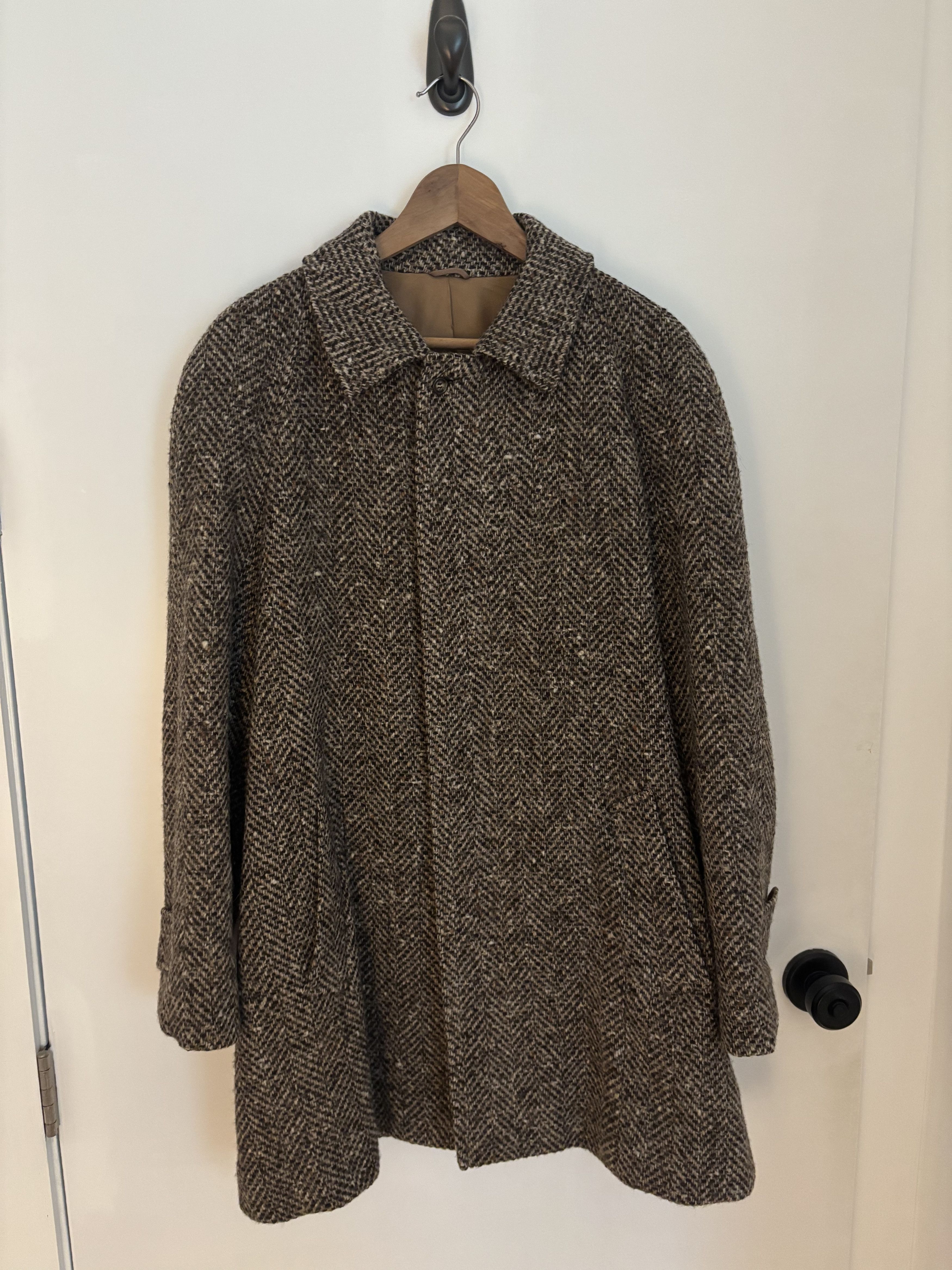 Saks Fifth Avenue Vintage Wool Overcoat Size US M / EU 48-50 / 2 - 1 Thumbnail