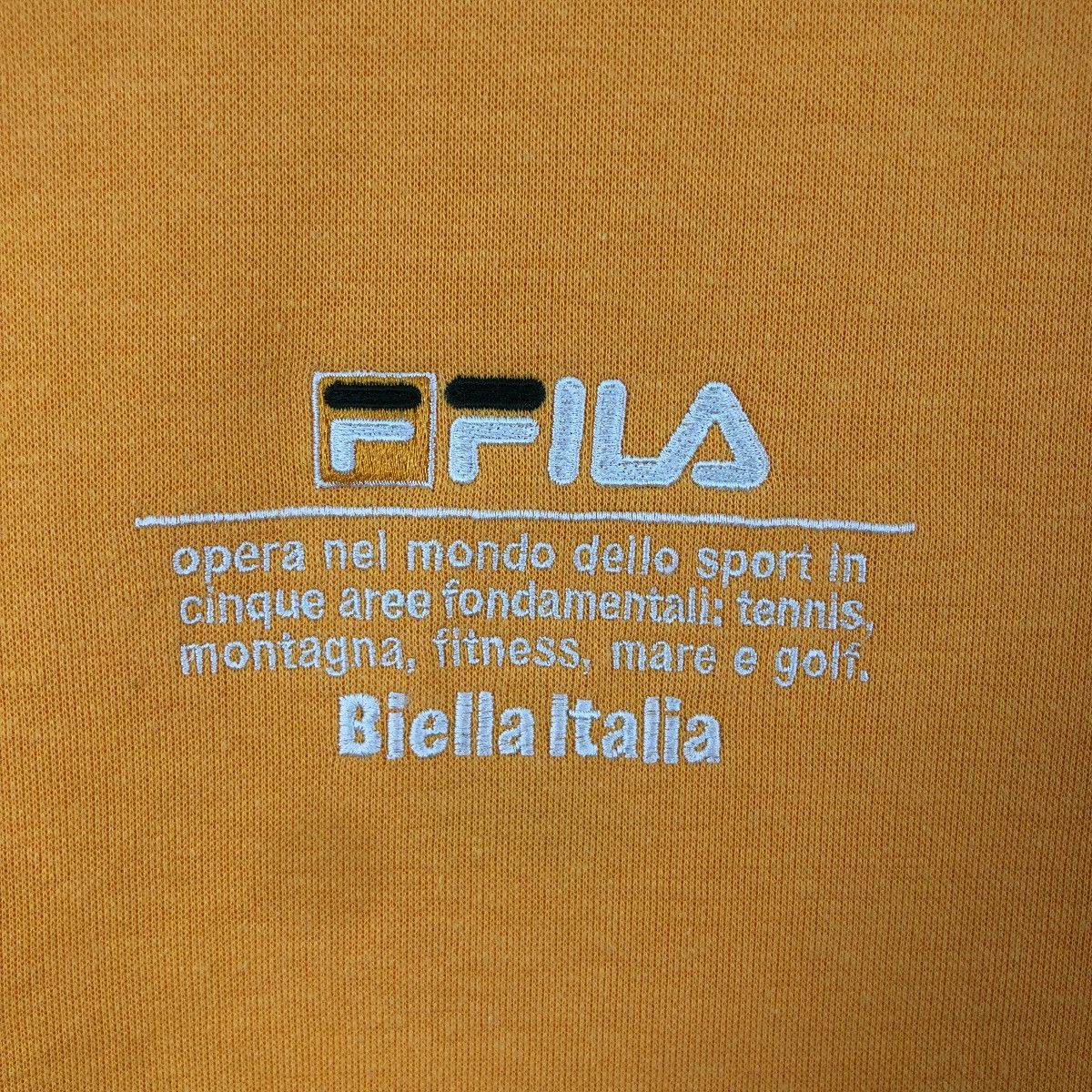 Fila × Vintage Vintage 90s FILA Sweatshirt Big Logo embroidered Crewneck Size US M / EU 48-50 / 2 - 3 Thumbnail