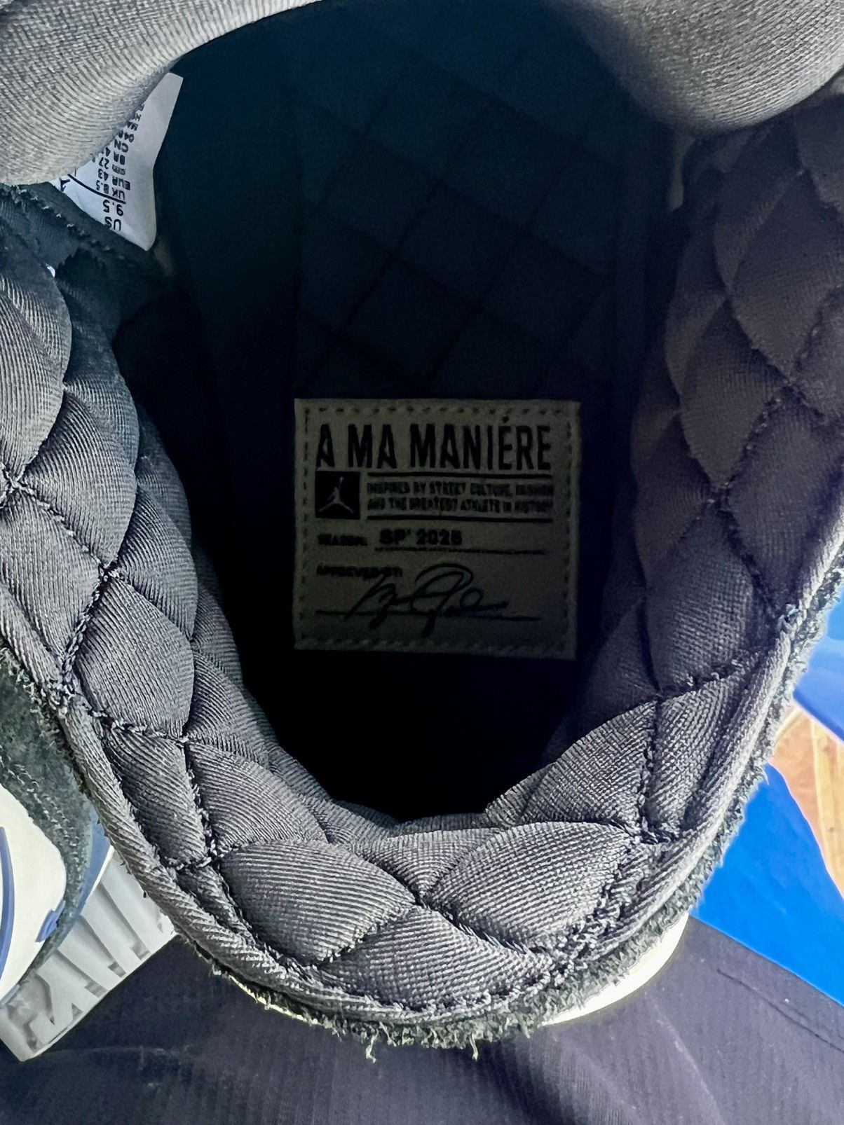 Jordan Brand × Nike Rare Ama Maniere Jordan 3 Diffused Blue Size US 9.5 / EU 42-43 - 12 Thumbnail