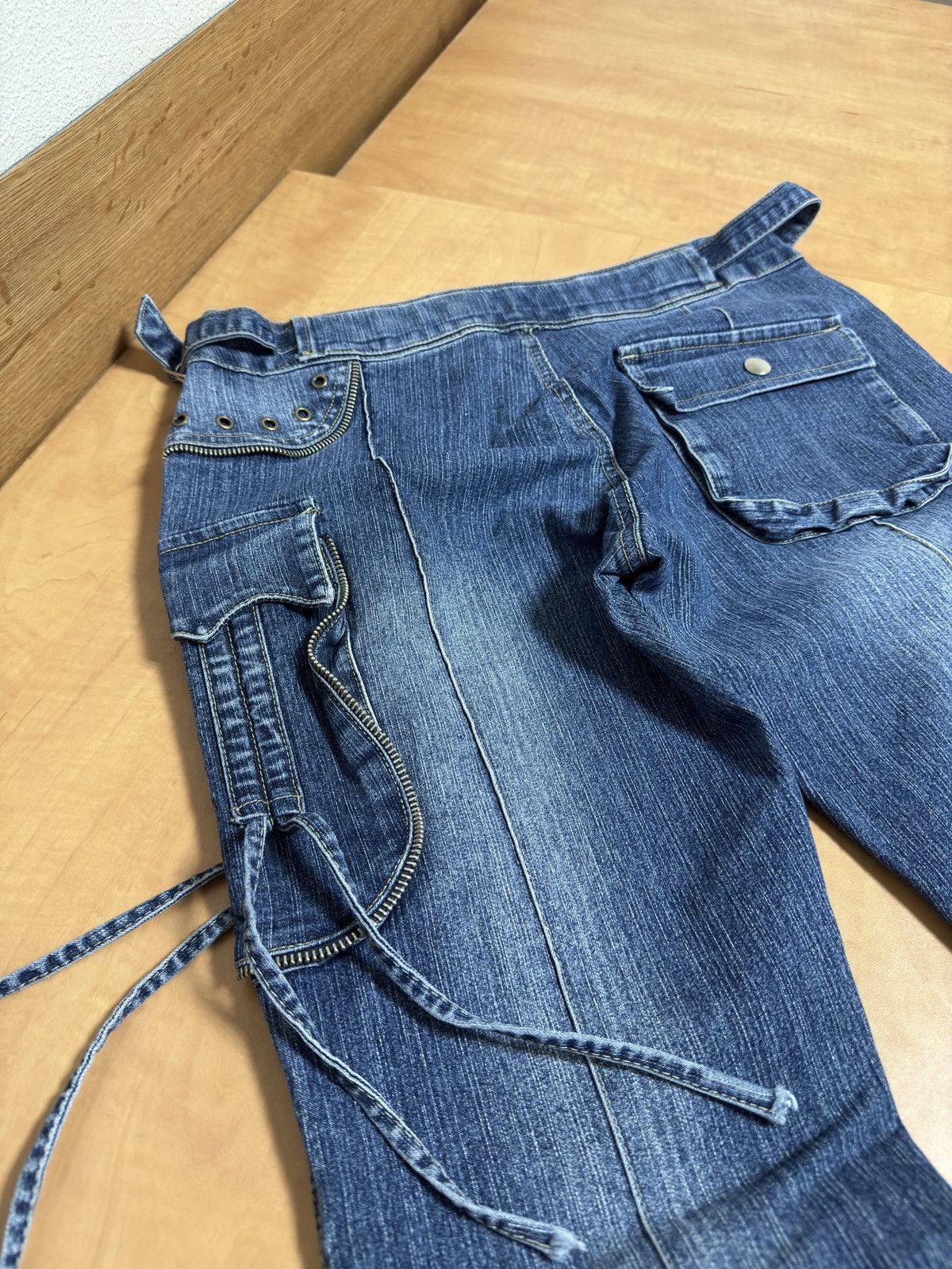 If Six Was Nine × Japanese Brand × Le Grande Bleu (L.G.B.) Vintage Japanese Bootcut Bandage Flare Jeans Size US 29 - 3 Thumbnail