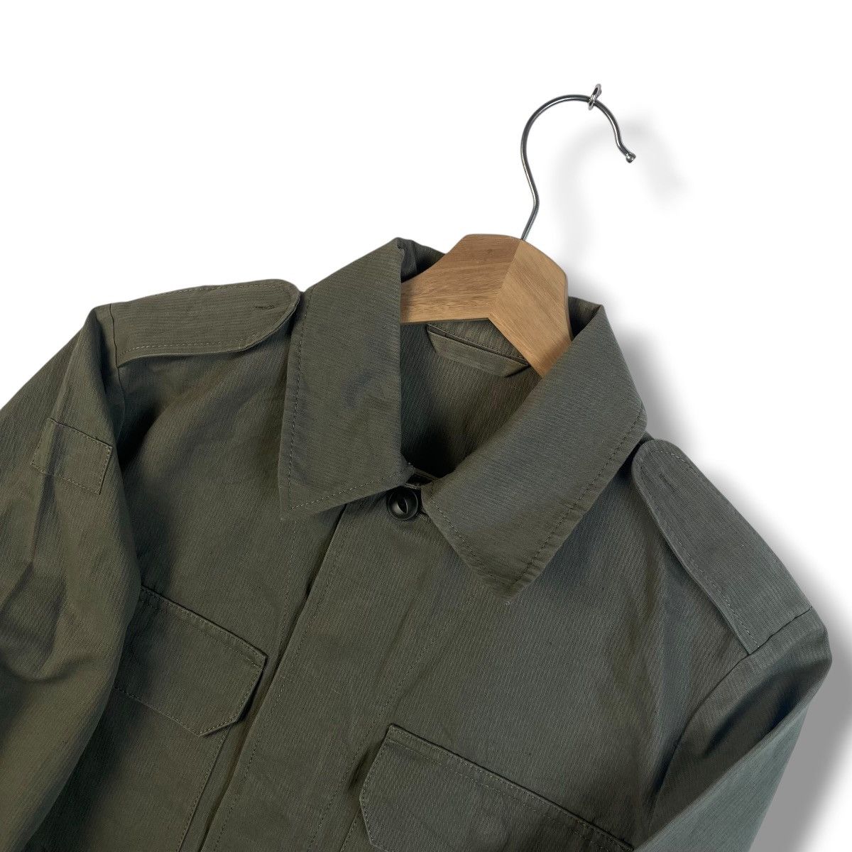 A.P.C. APC RUE MADAME PARIS HIDDEN BUTTON MILITARY JACKET Size US S / EU 44-46 / 1 - 5 Thumbnail