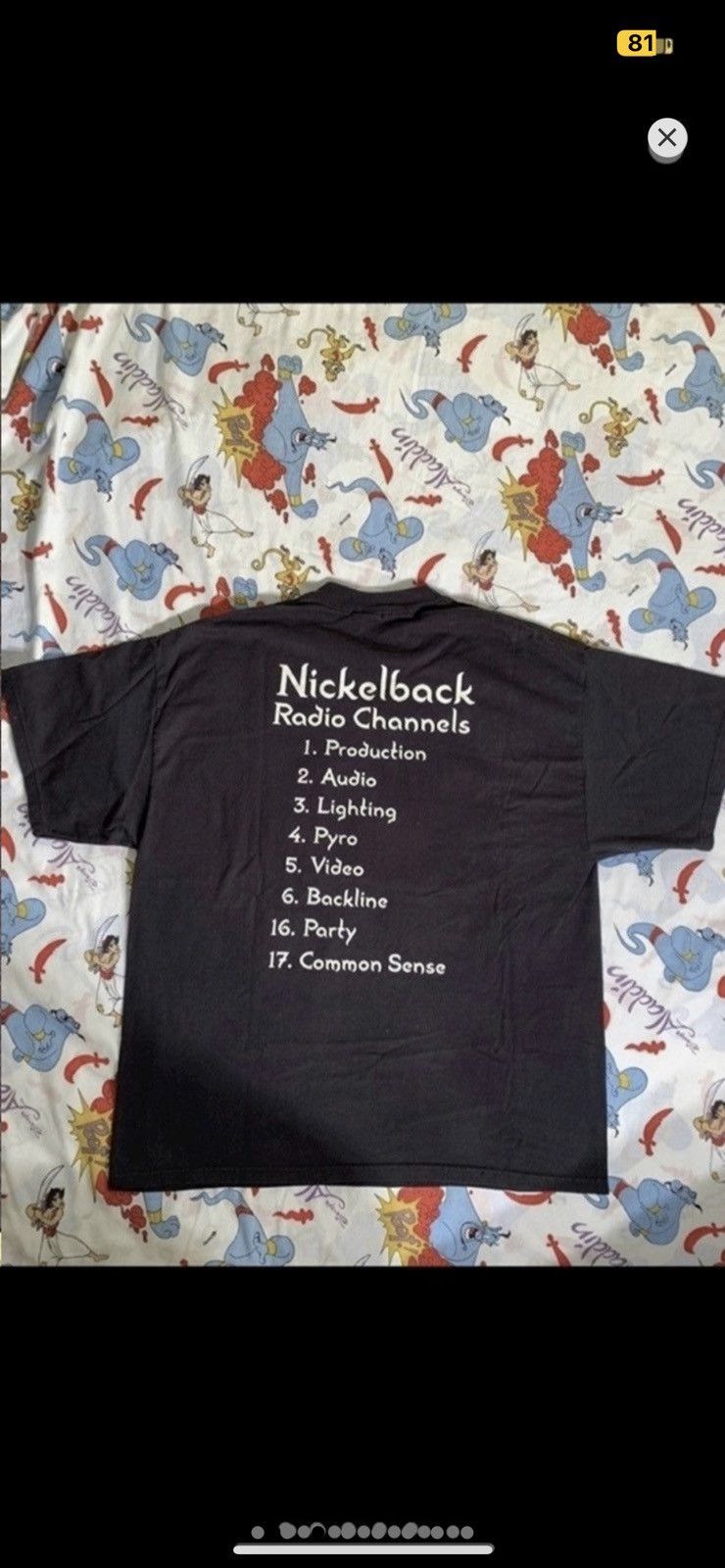 Vintage ***FINAL DROP***RARE 00s NICKELBACK CREW HUMOR SHIRT XL Size US XL / EU 56 / 4 - 3 Thumbnail