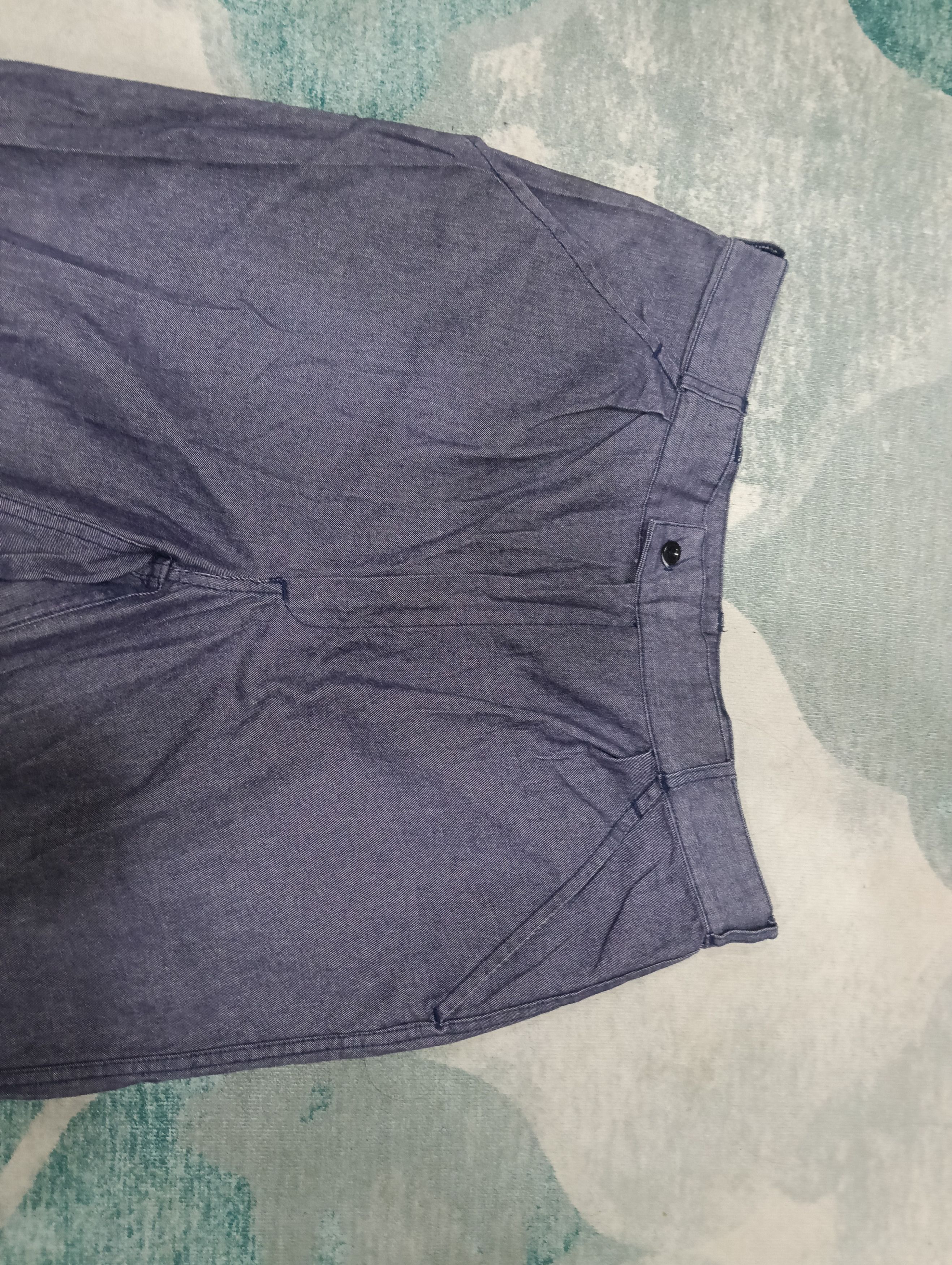 Vintage Vintage 80s France Navy Size US 35 - 3 Thumbnail