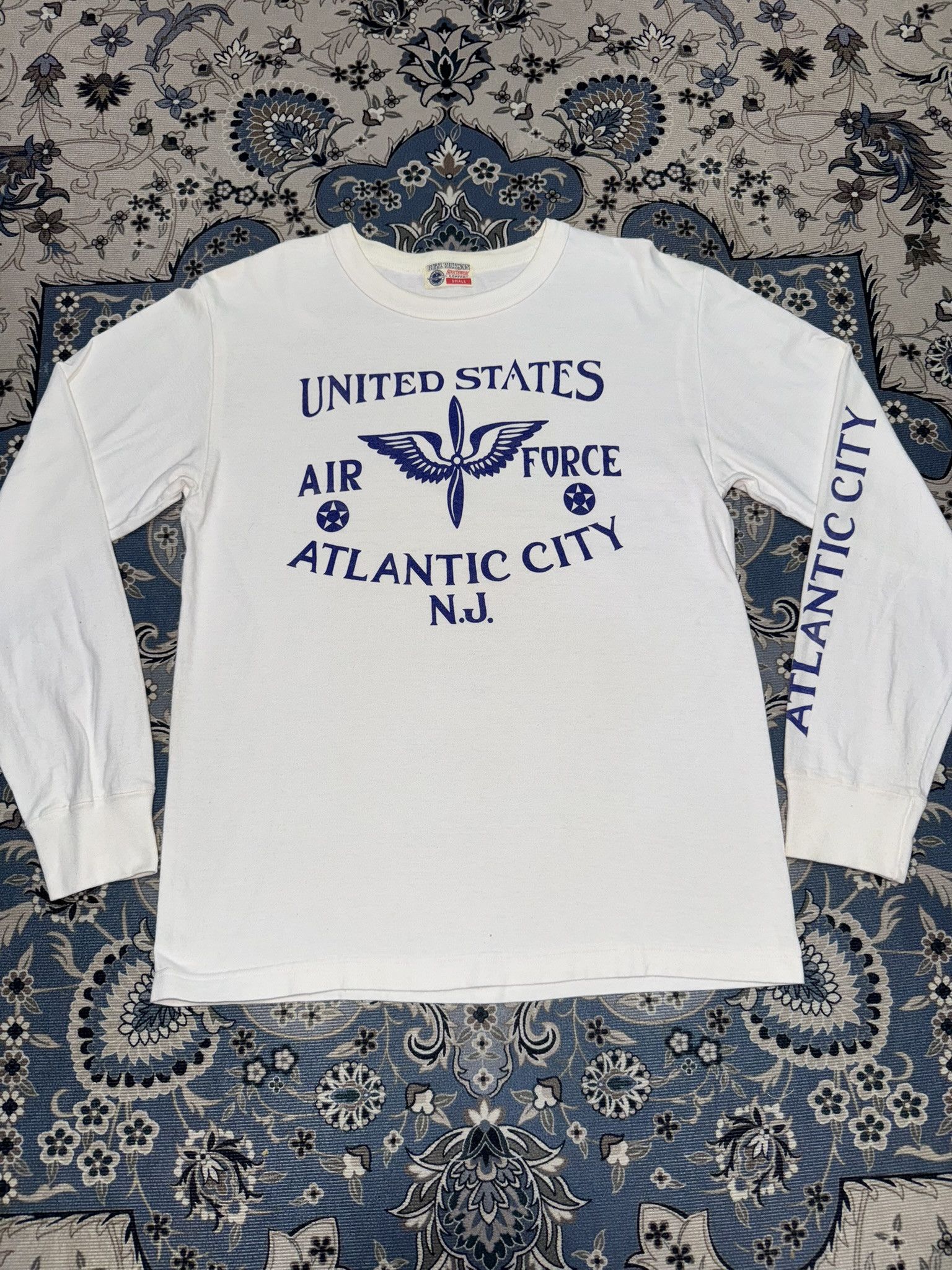 Buzz Rickson's × Japanese Brand × Toyo Enterprises Buzz Rickson's USAF Atlantic City NJ T shirt Size US S / EU 44-46 / 1 - 1 Thumbnail